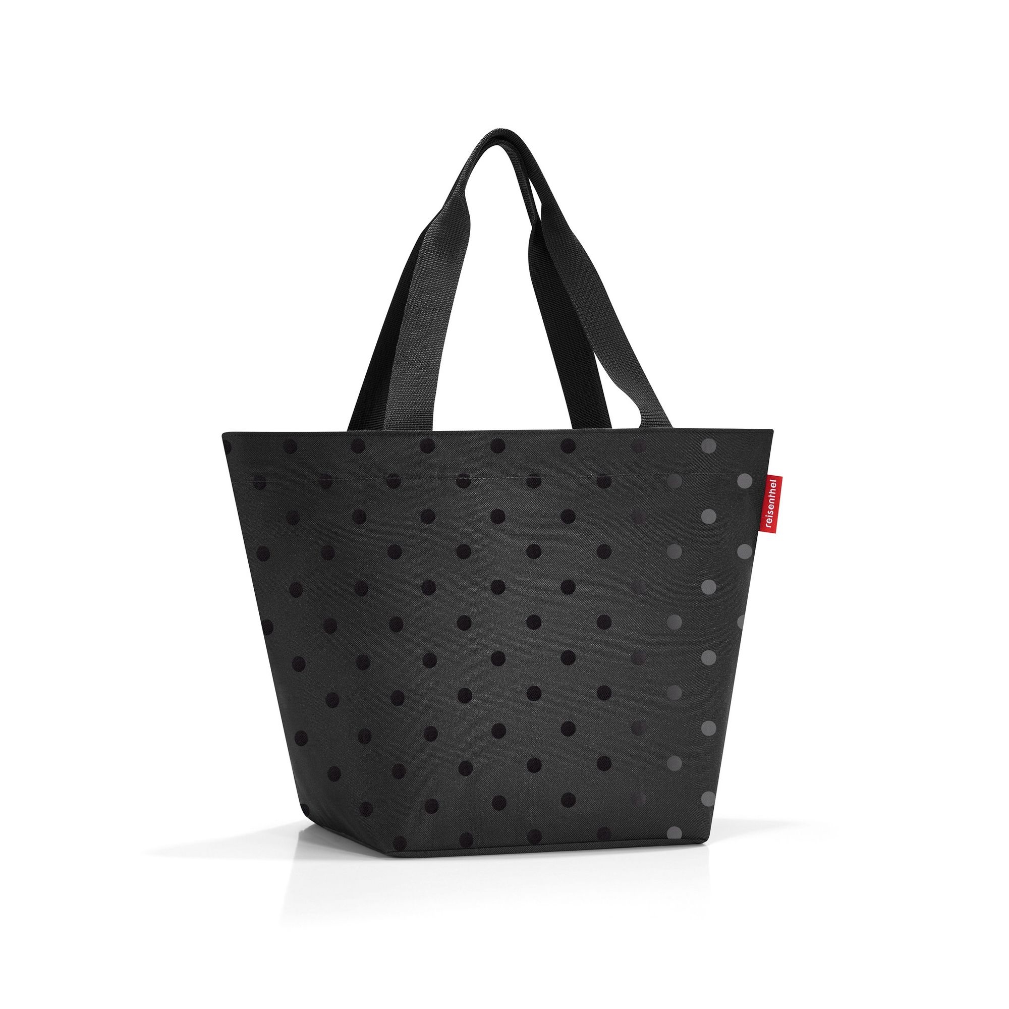 reisenthel - shopper M - glossy dots black