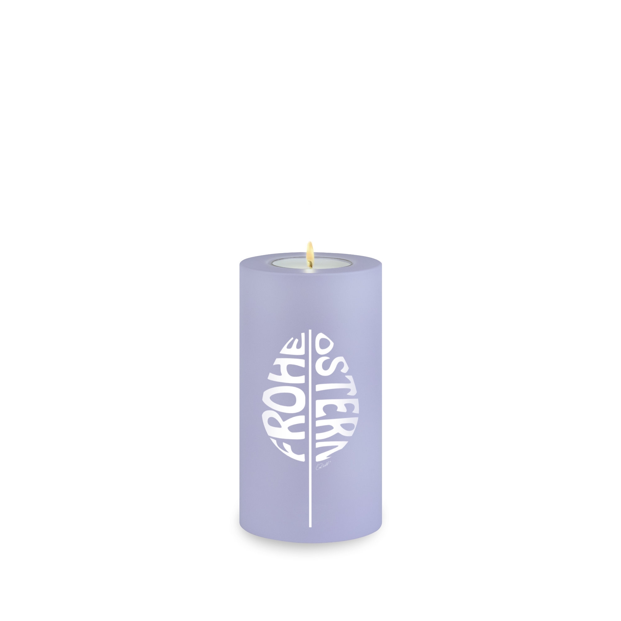 Qult Farluce Trend - Tealight Candle Holder - Lavender "Happy Easter" Qult Farluce Trend - Tealight Candle Holder - Lavender "Happy Easter"