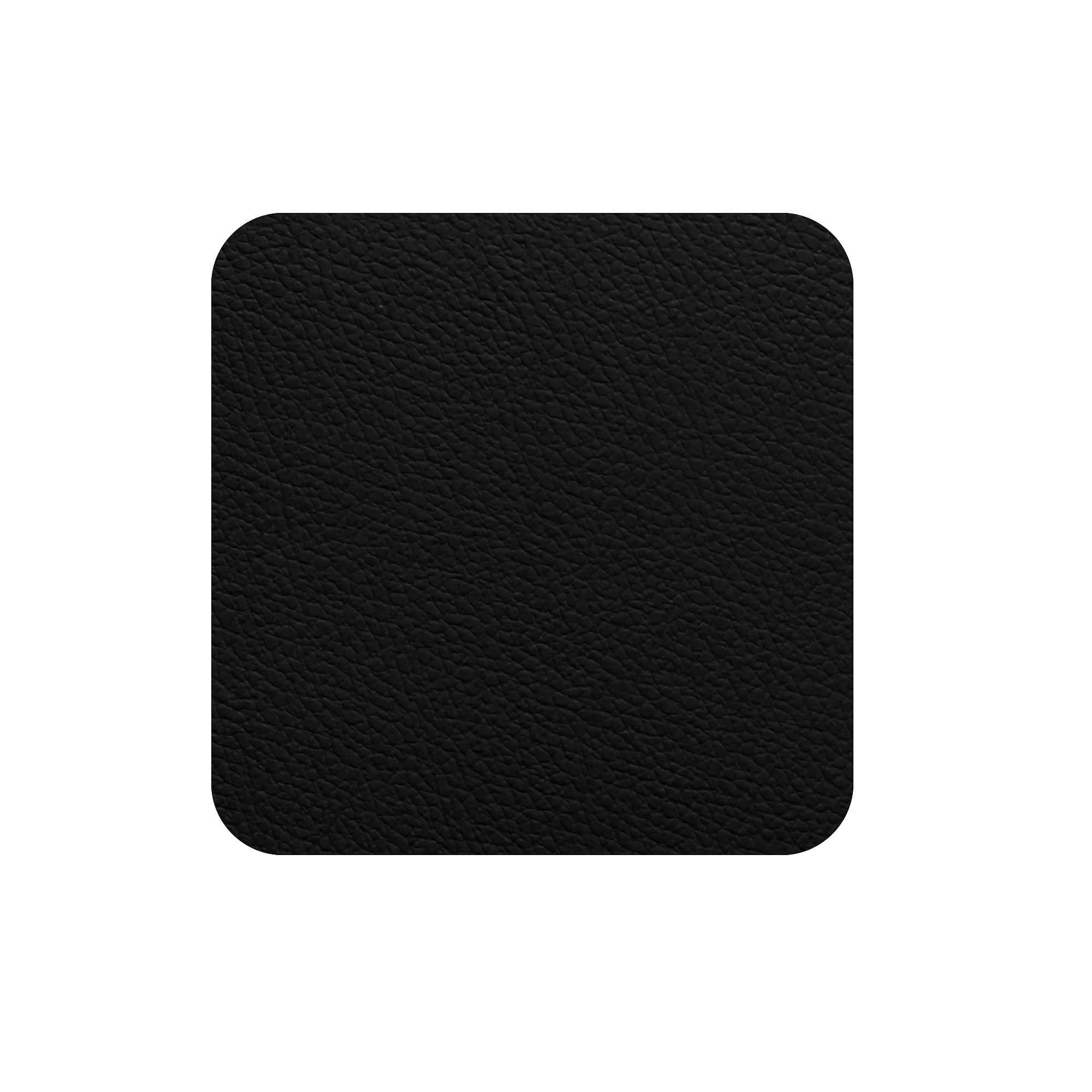 Freeform - FLEXIMATS - Tischset - 4er-Set - 10 x 10 cm - Cognac/Schwarz