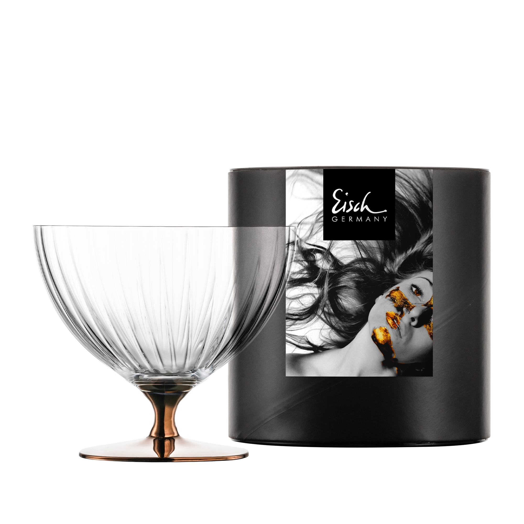 Eisch – Dessert bowl with foot, 11.5 cm, copper