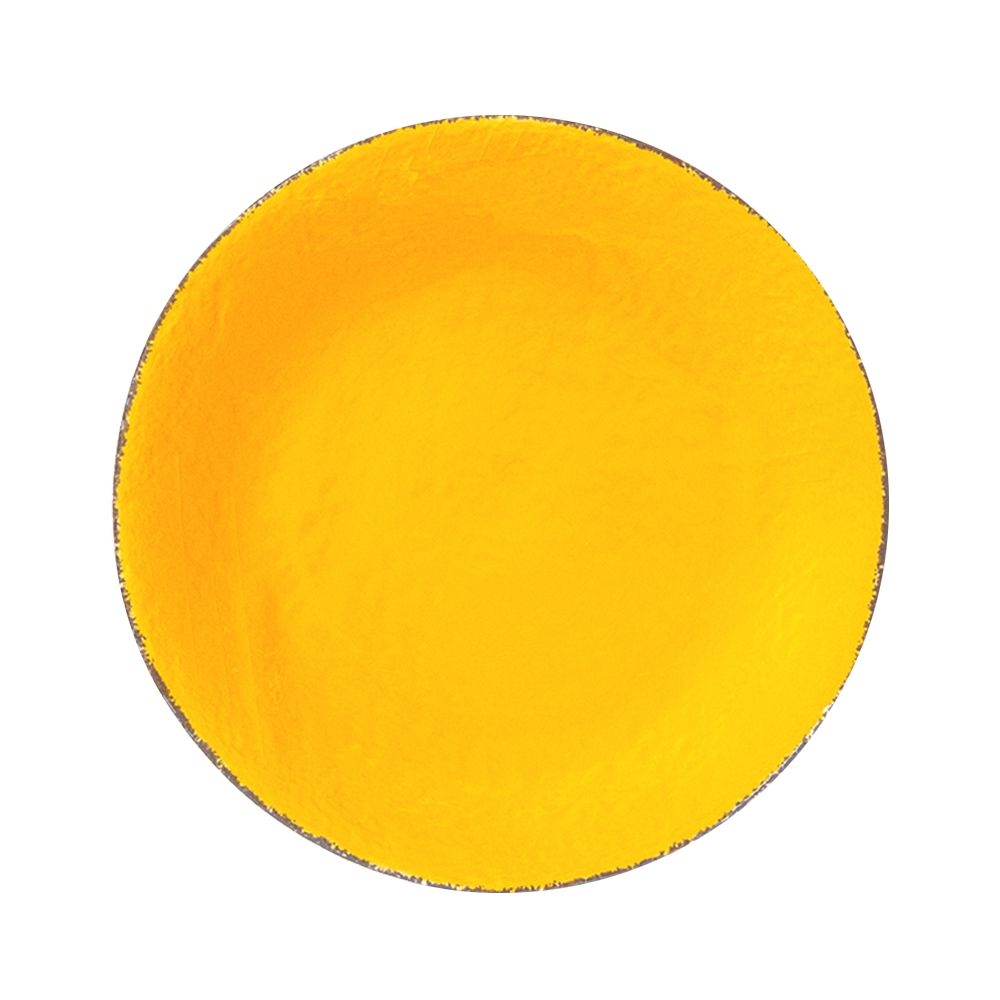 Arcucci - Dinner plate flat 31 cm - Giallo-Yellow
