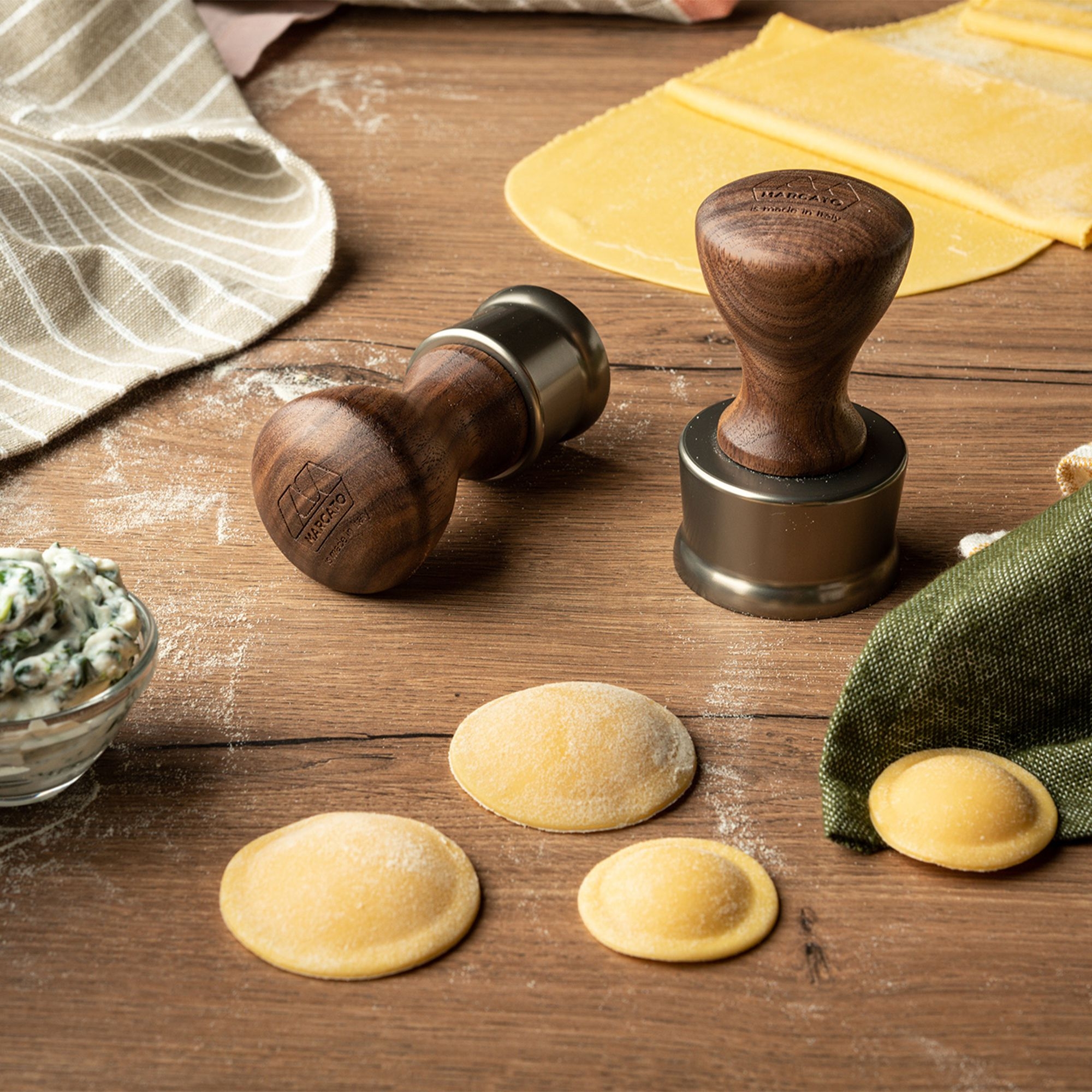 Marcato - Ravioli Ausstecher Round glatter Rand  - 50 mm
