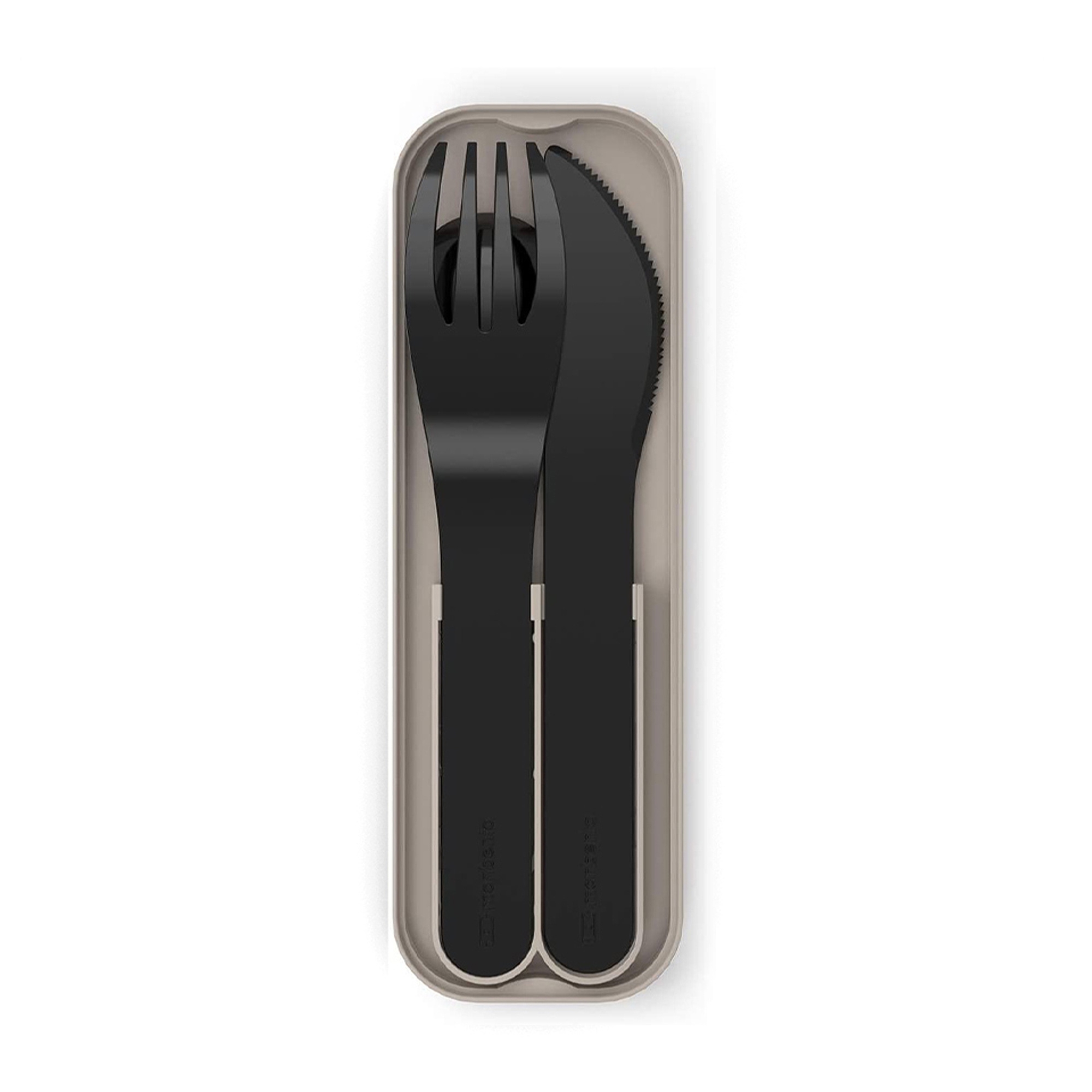 monbento - MB Pocket Color Schwarz - Besteckset