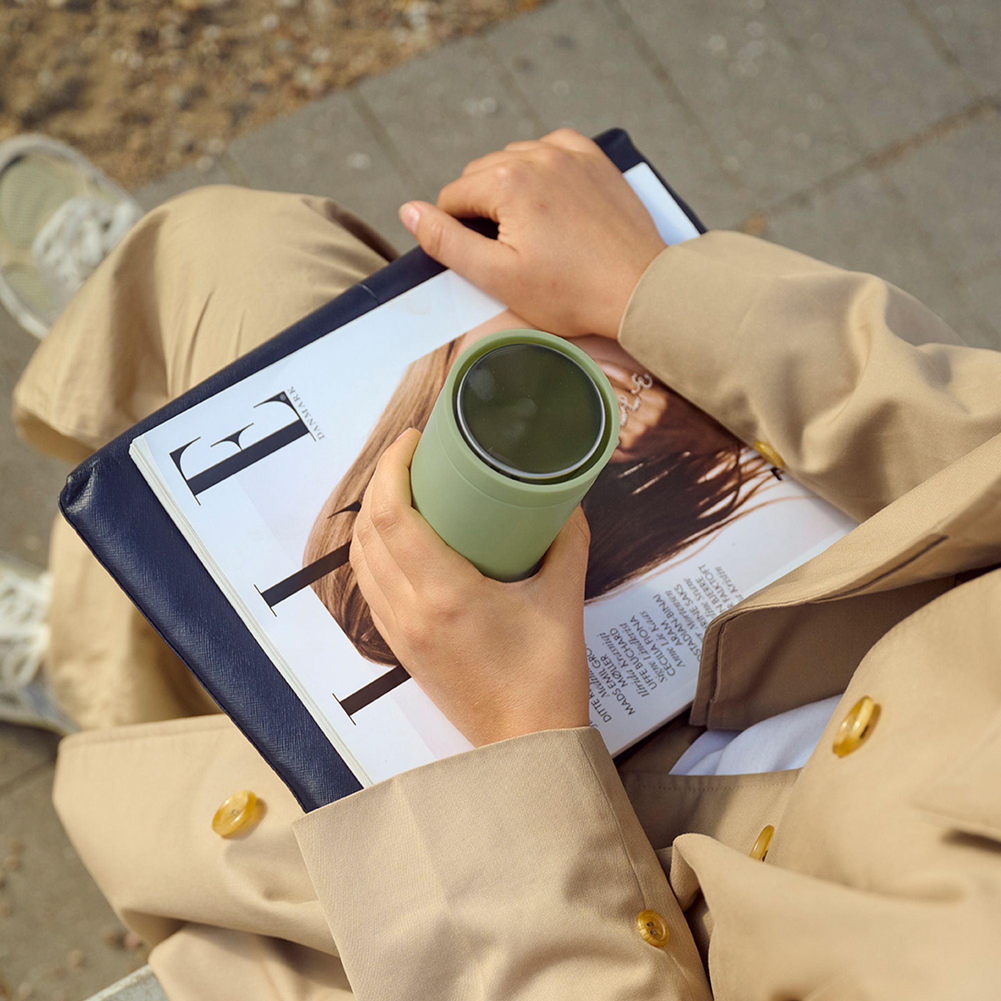 Stelton - To Go Click - Becher 0.2 ml - soft fern green