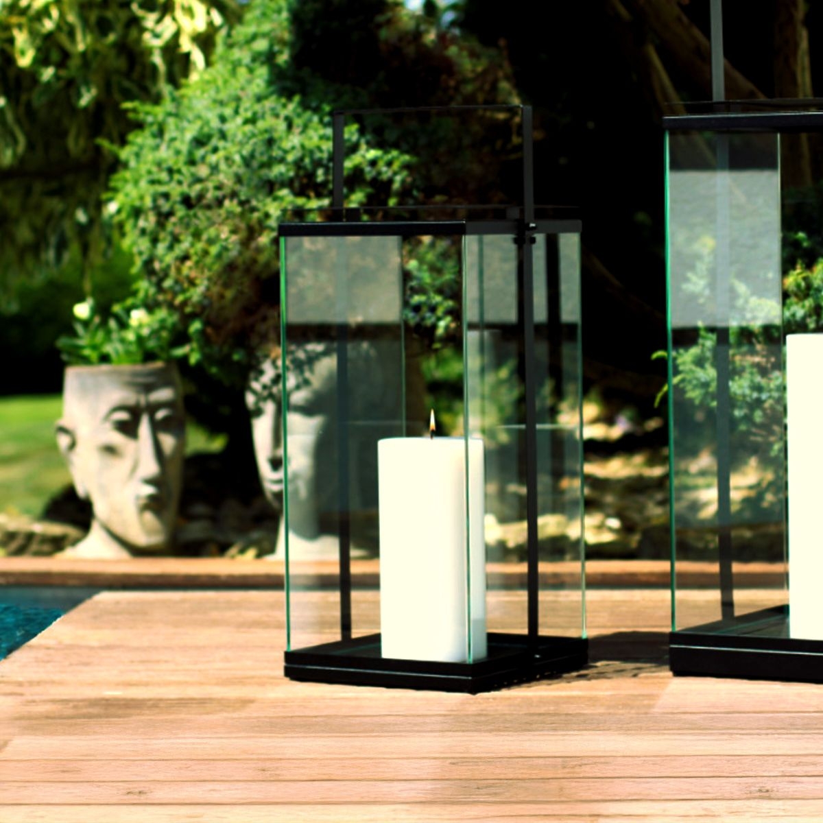 Qult - Lantern HACADO - H 54 cm | Black