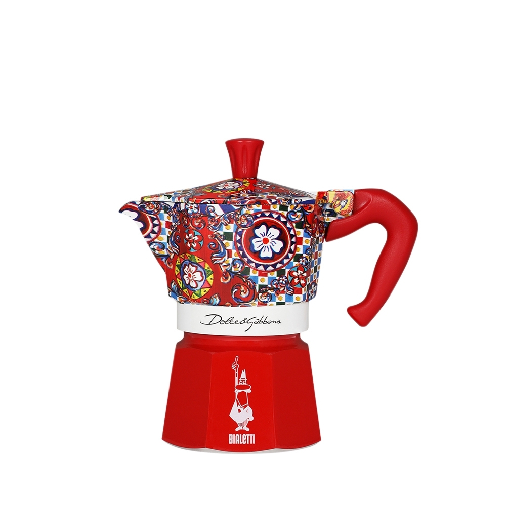 Bialetti - Espressokocher Moka Express 3 Tassen - Dolce & Gabbana Carretto Siciliano