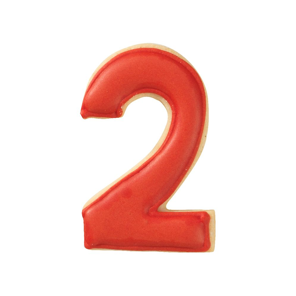 Birkmann - Cookie Cutter number - "2" 6 cm