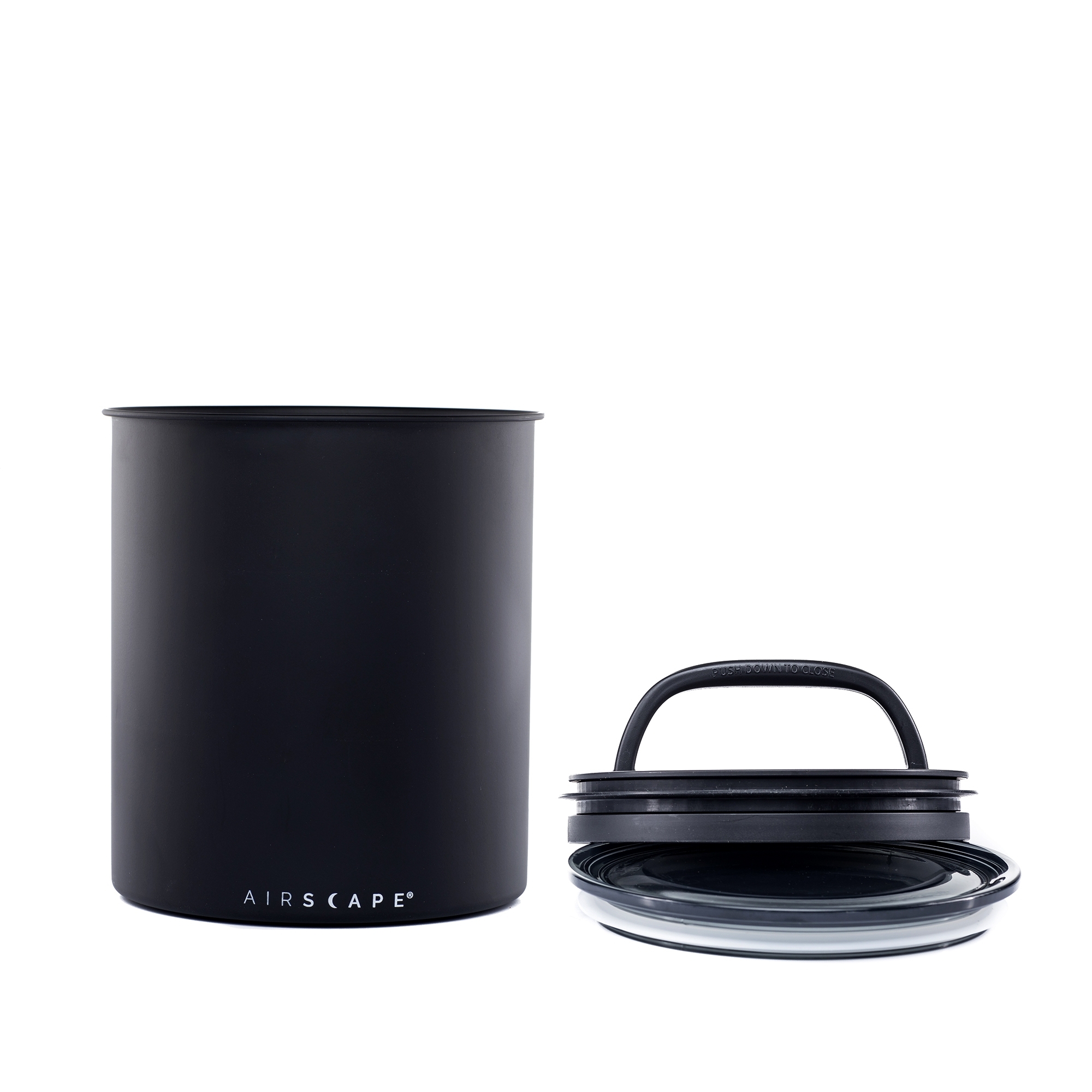 Airscape® - large galvanized aroma container, matte black