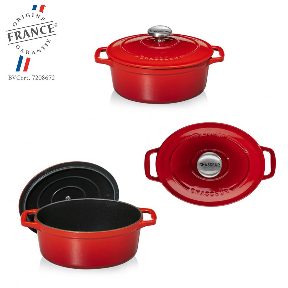 Chasseur - Ovaler Bräter - Rubin Chasseur - Ovaler Bräter - Rubin