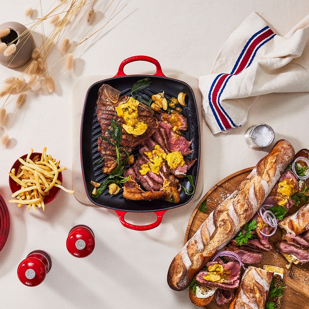 Le Creuset - Shallow Rectangular Grill 30 cm