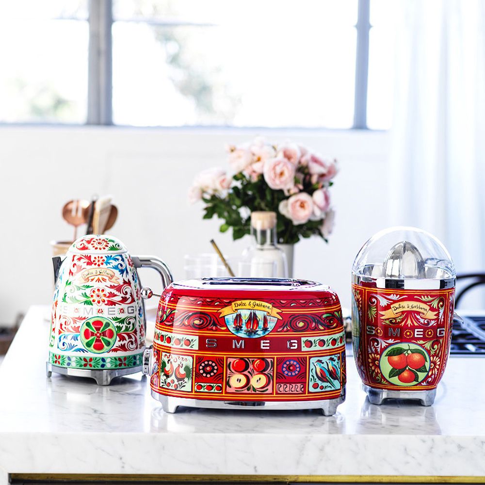Smeg - 2-slices toaster compact - design line style The 50 ° years - Dolce&Gabbana