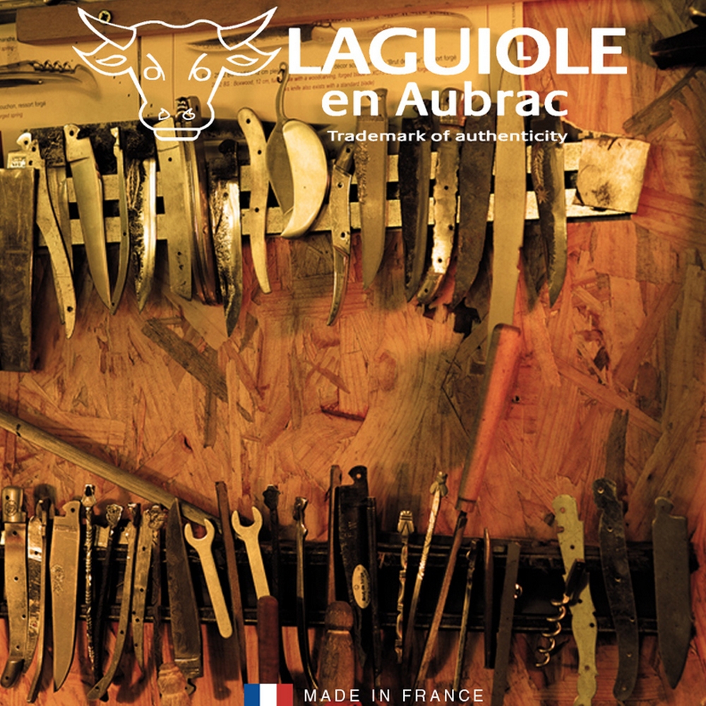 Laguiole - Forged folding/pocket knife Pistachio matt