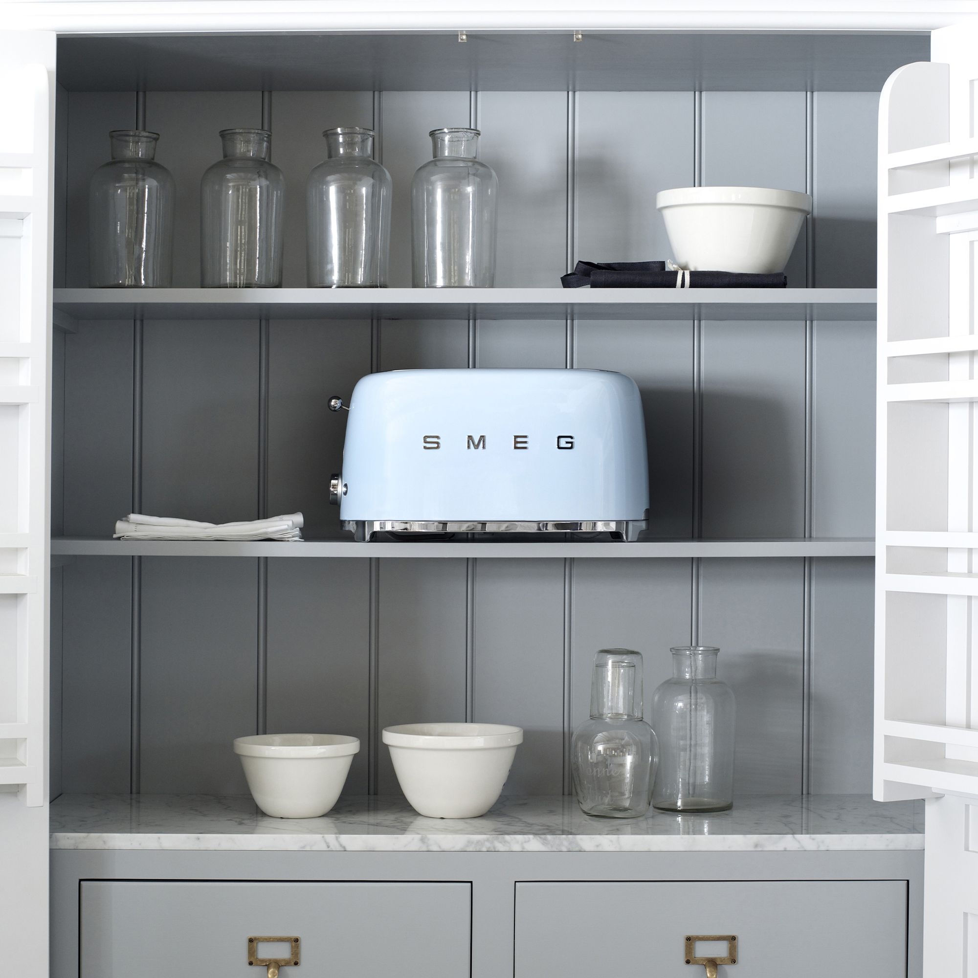 Smeg - 2-slot toaster long TSF02 - design line style The 50 ° years Smeg - 2-slot toaster long TSF02 - design line style The 50 ° years