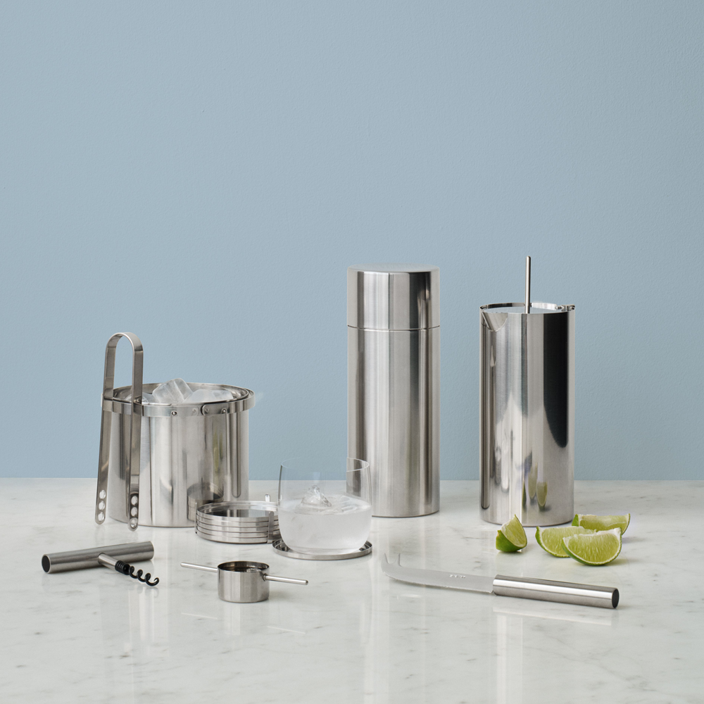 Stelton - Barmixer mit Sieb + Barlöffel