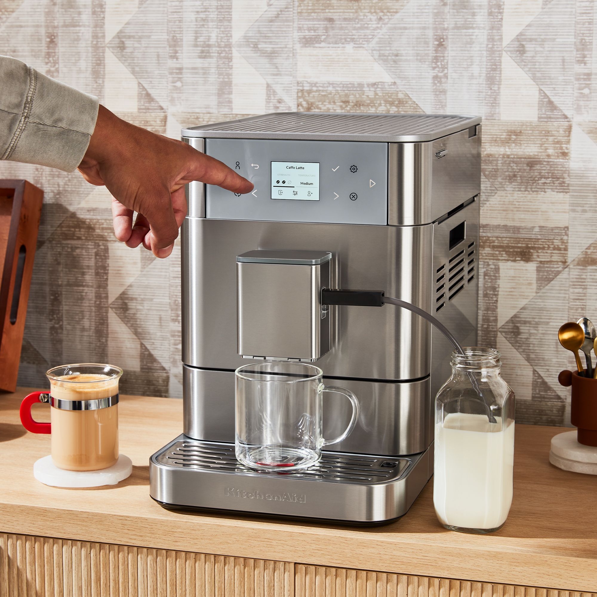 KitchenAid - Kaffeevollautomat KF6 - Edelstahl KitchenAid - Kaffeevollautomat KF6 - Edelstahl