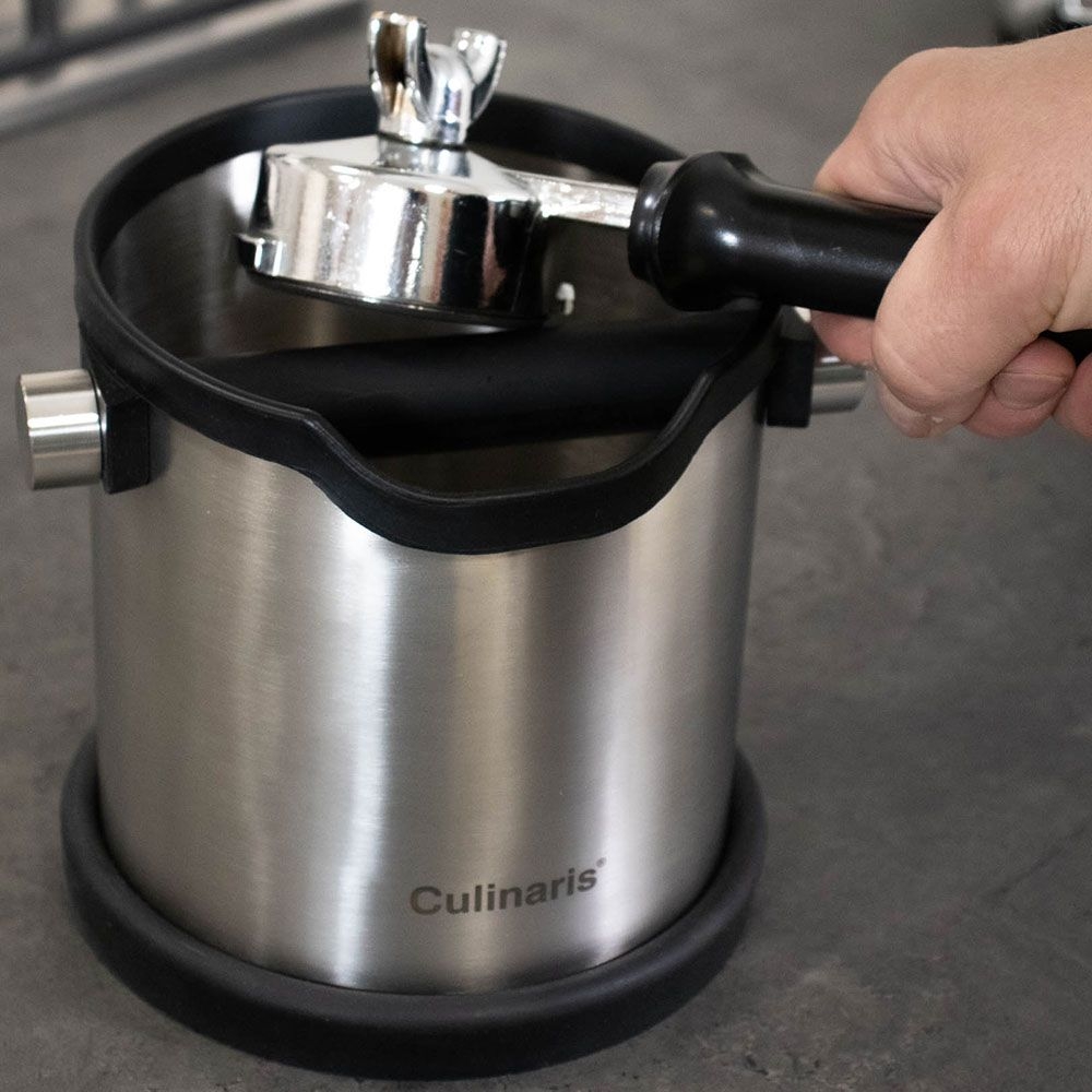 Espresso Knock Box - stainless steel matt | Culinaris Espresso Knock Box - stainless steel matt | Culinaris