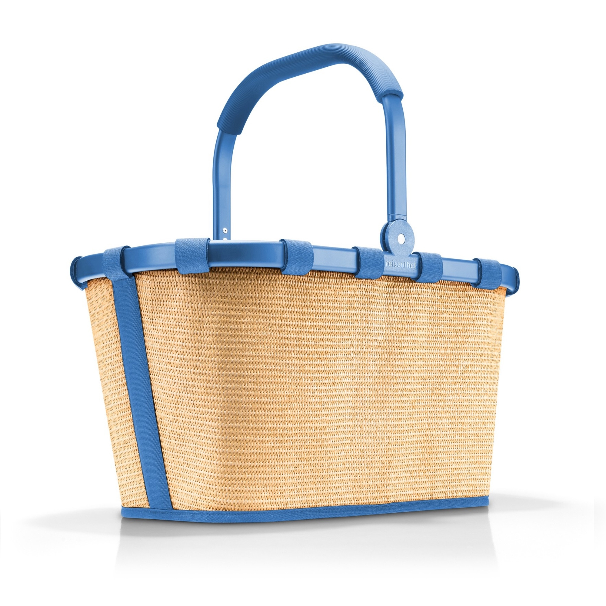 reisenthel - carrybag - frame raffia blue reisenthel - carrybag - frame raffia blue