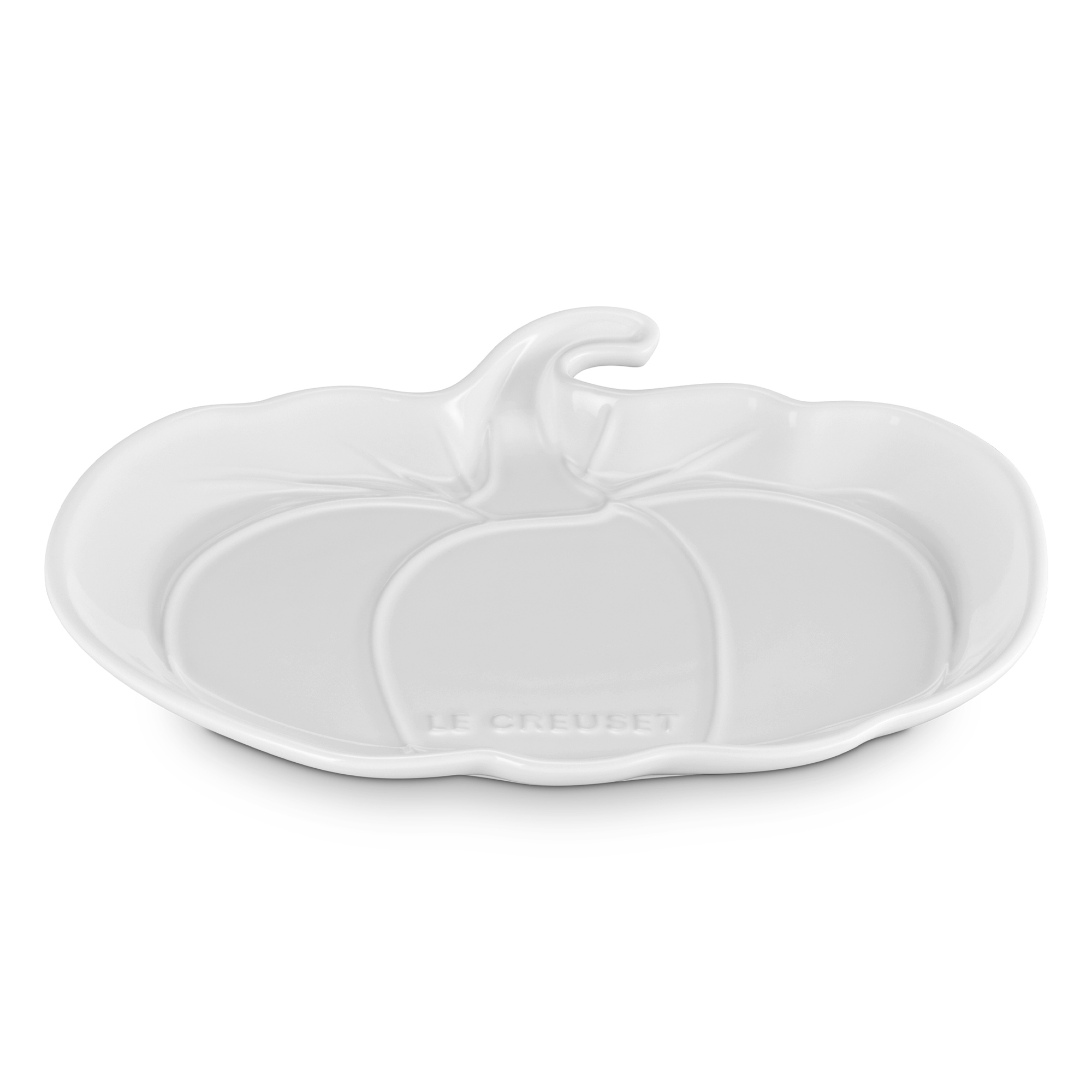Le Creuset - Stoneware Pumpkin Plate 25 cm - White