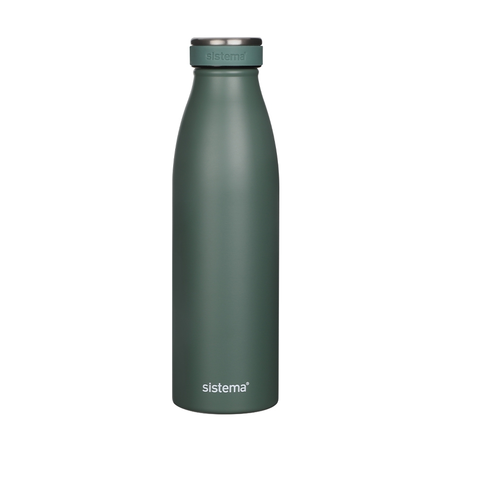 Jähn Edelstahl-Trinkflasche grün