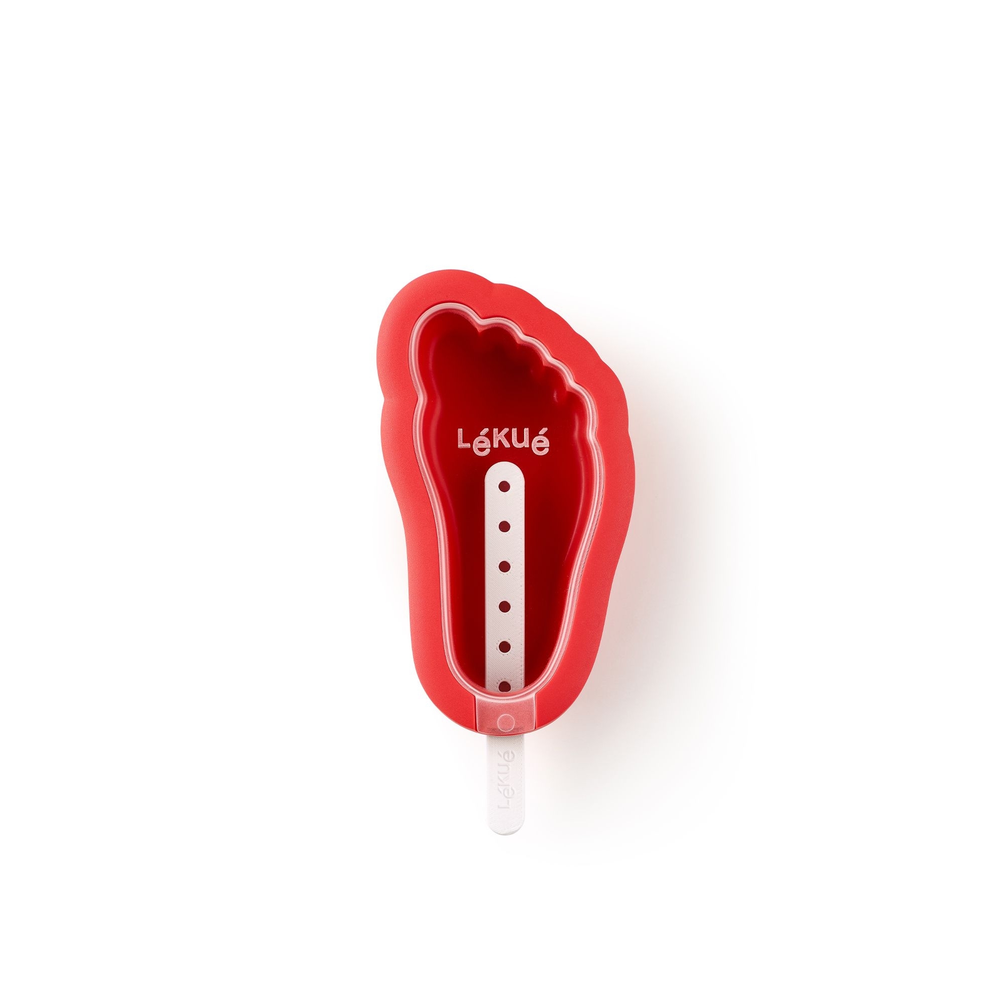 Lékué - Ice Molds, Set of 4, Pen, Foot, Twister, Rocket