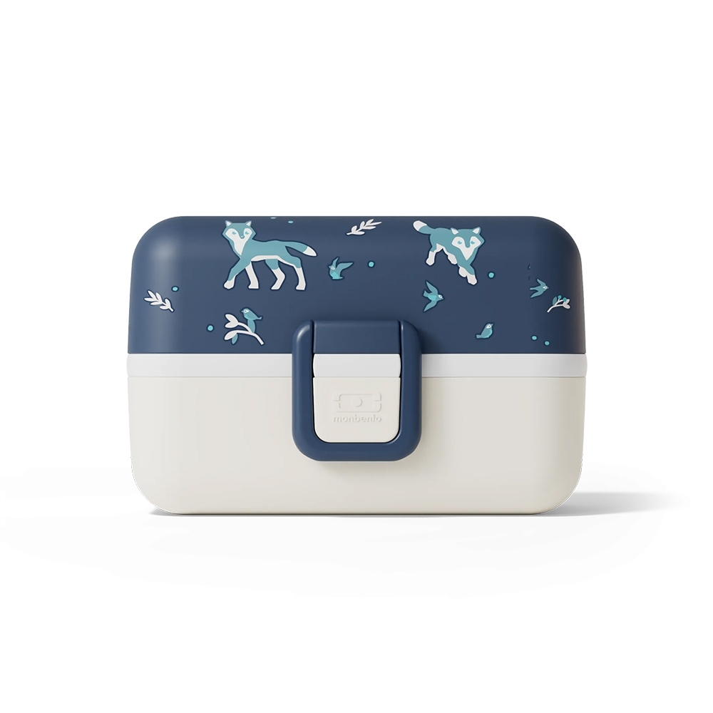 monbento - MB Tresor Kinder Lunch Box, blau Wolf