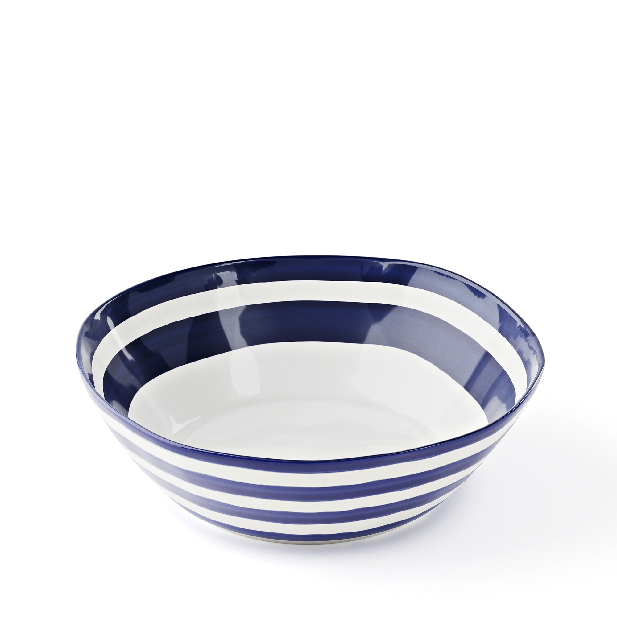 Guzzini -Schüssel 30 cm, blau/weiß "Riviera"