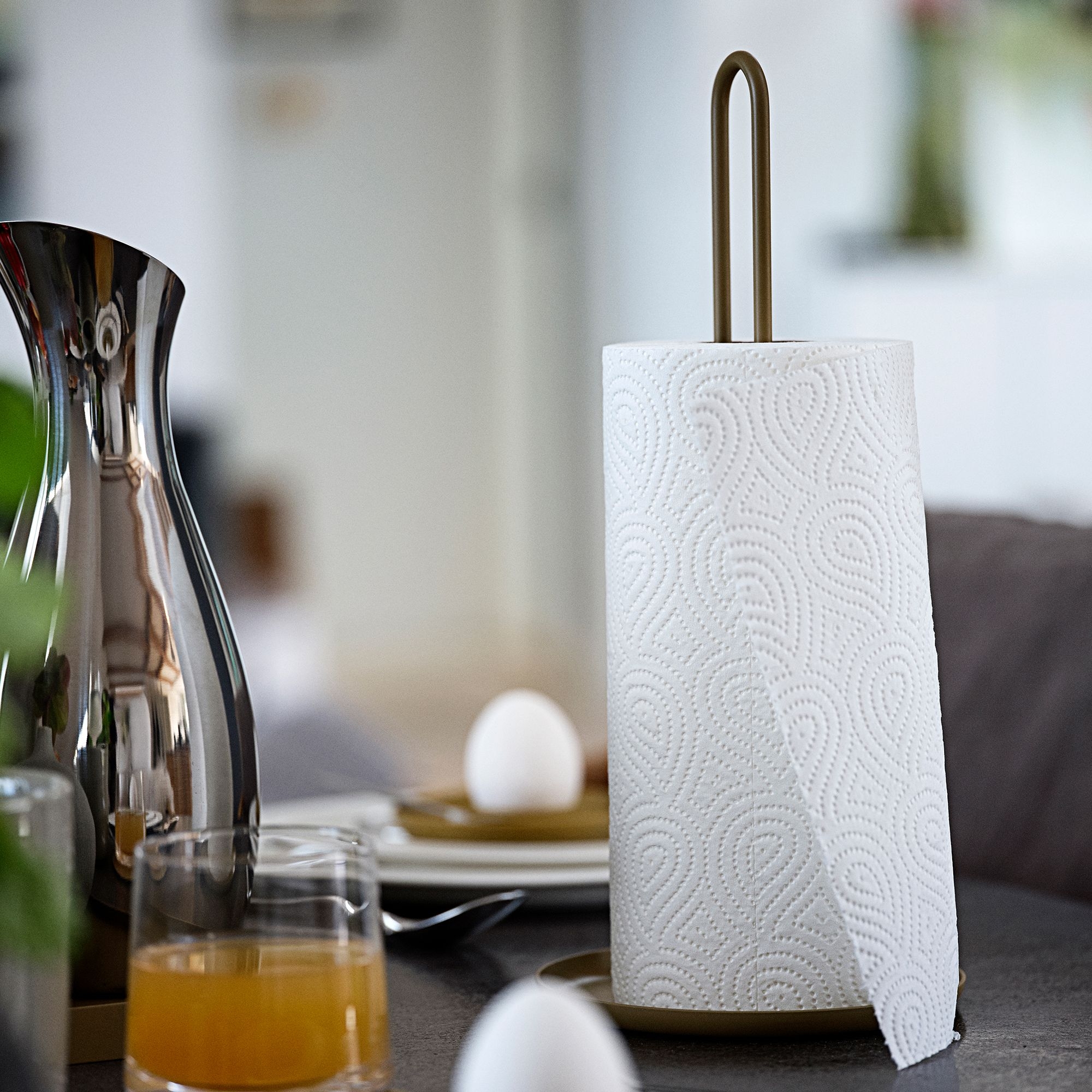 Zone - Singles Kitchen Roll Holder - Black
