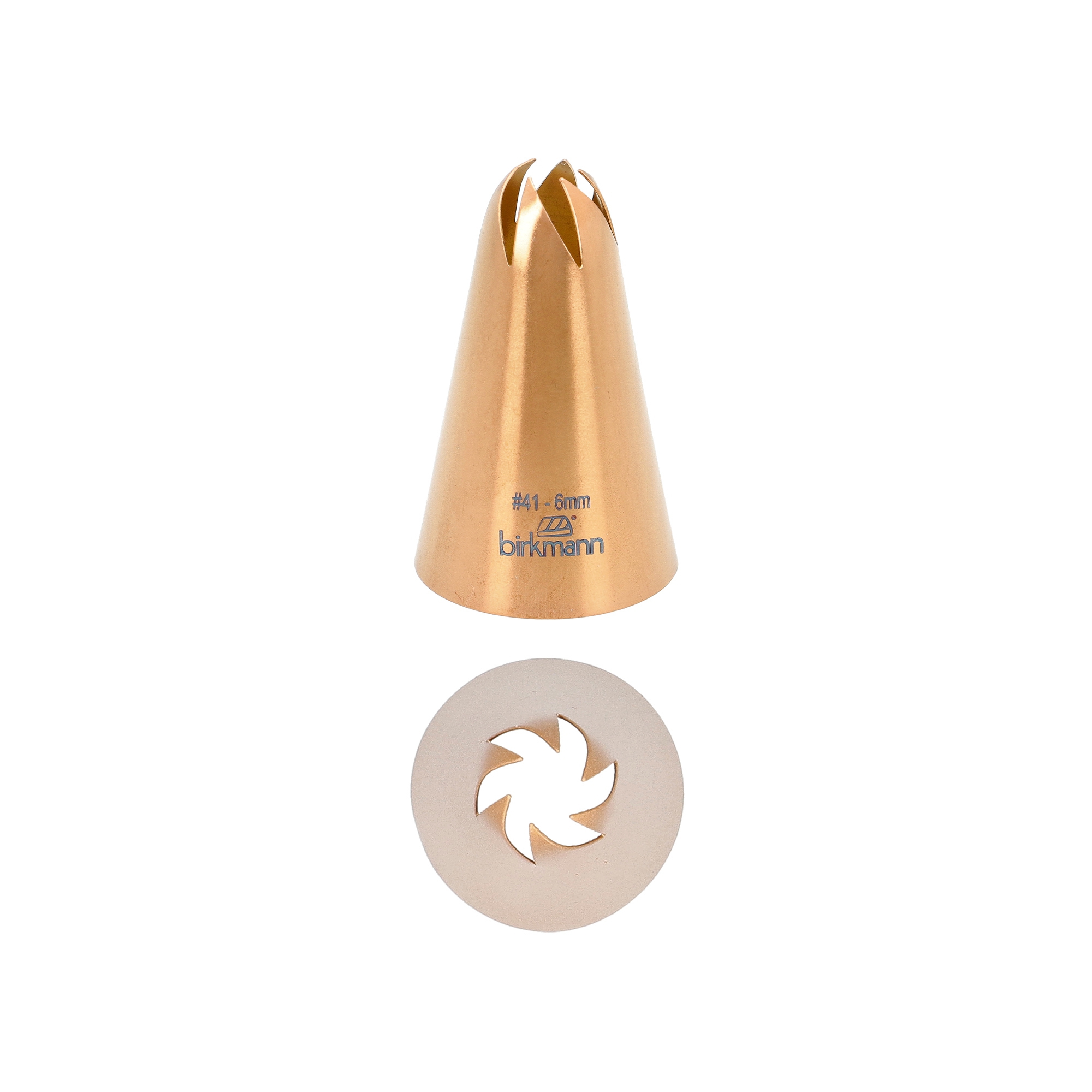 Birkmann - Rose nozzle copper colored #41 - 6mm
