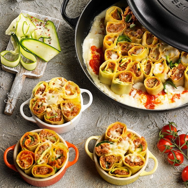 Le Creuset - Signature Gourmet-Profitopf 30 cm - Innen Schwarz Le Creuset - Signature Gourmet-Profitopf 30 cm - Innen Schwarz