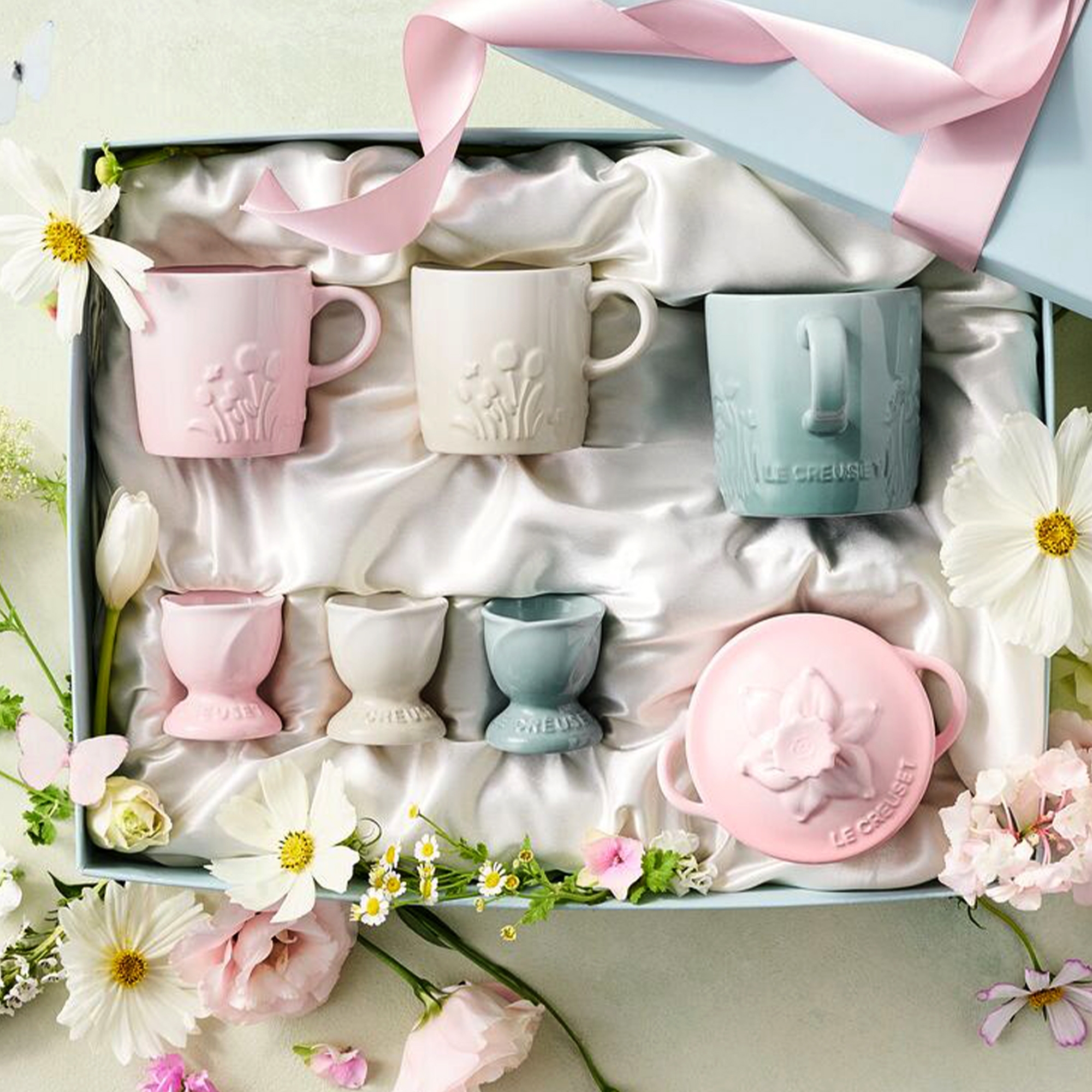 Le Creuset - 2er Set Eierbecher - Jardin - Shell Pink Le Creuset - 2er Set Eierbecher - Jardin - Shell Pink