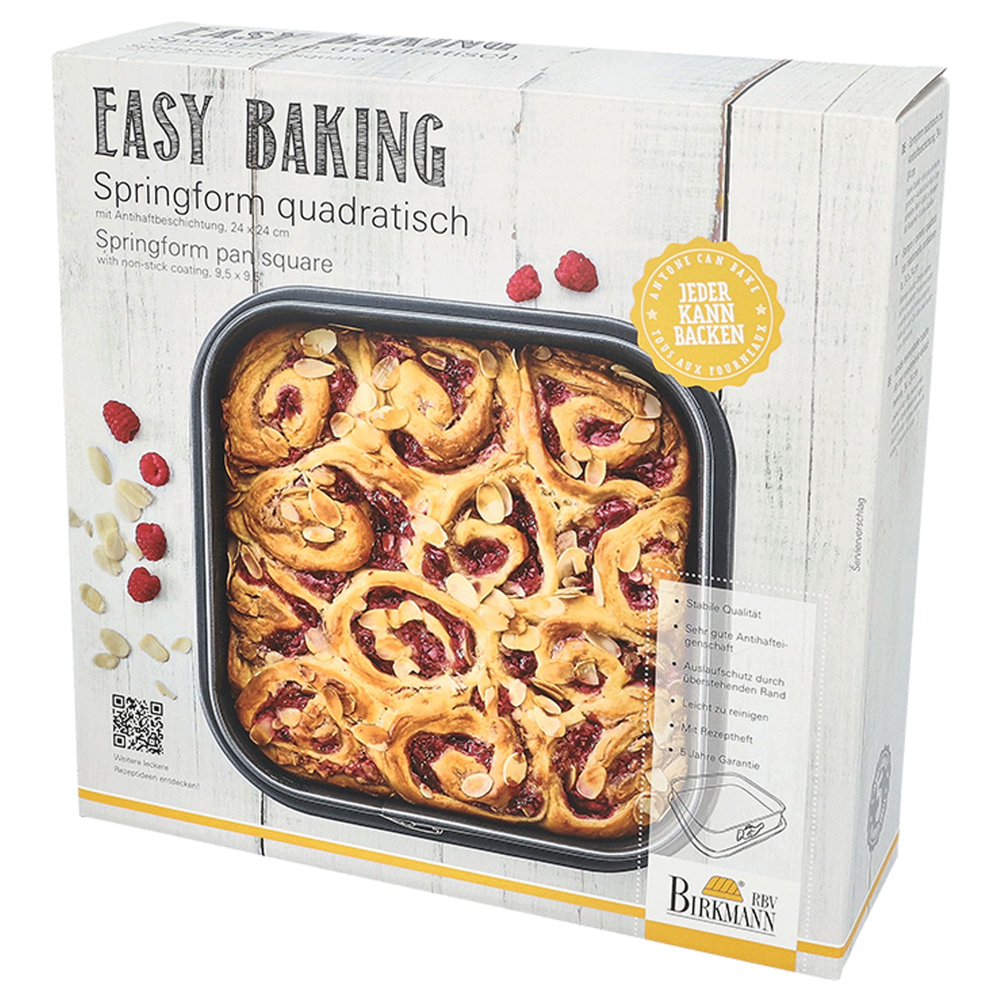 Birkmann - Springform quadratisch - Easy Baking