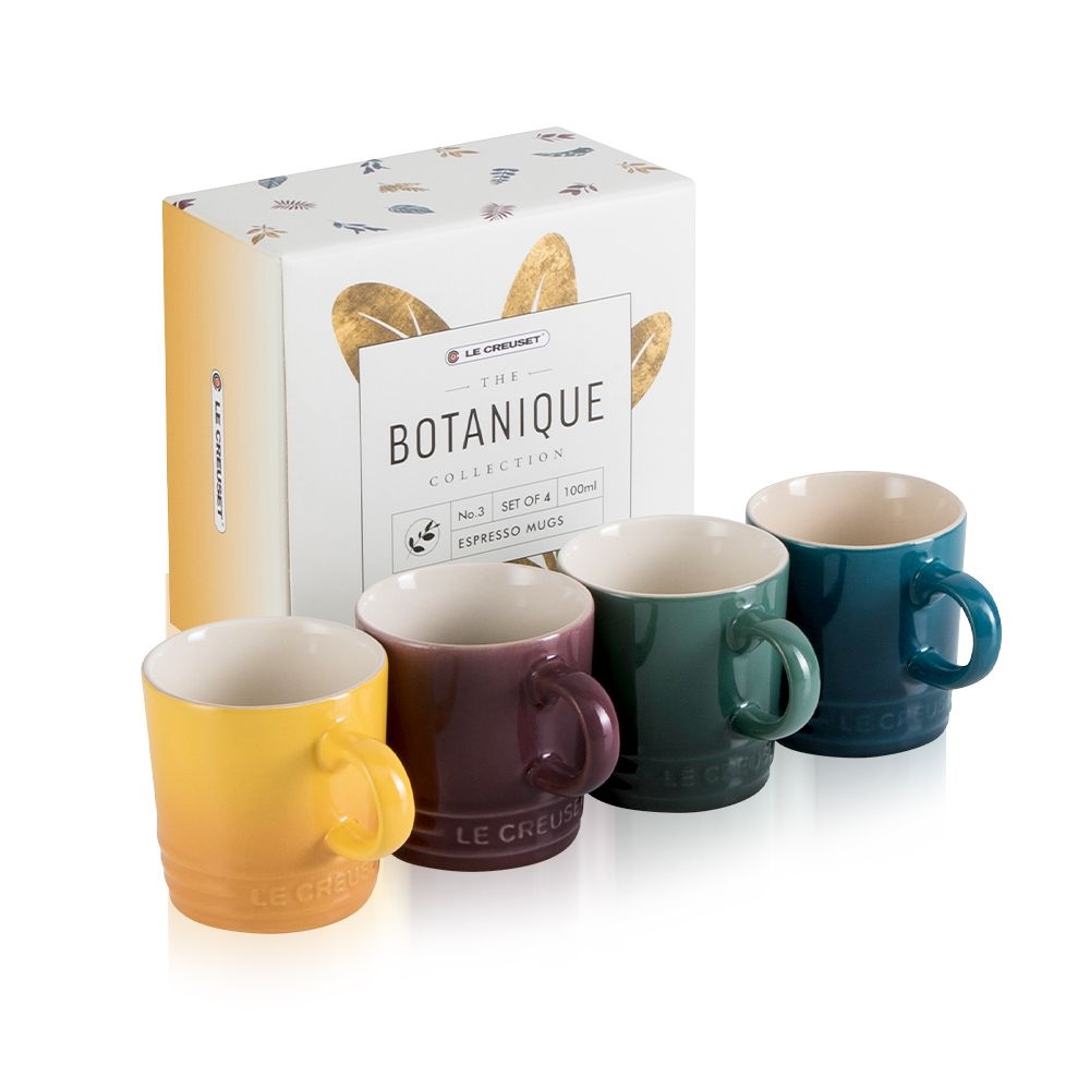 Le Creuset - 4er Set Becher 100 ml - Botanique Collection Le Creuset - 4er Set Becher 100 ml - Botanique Collection