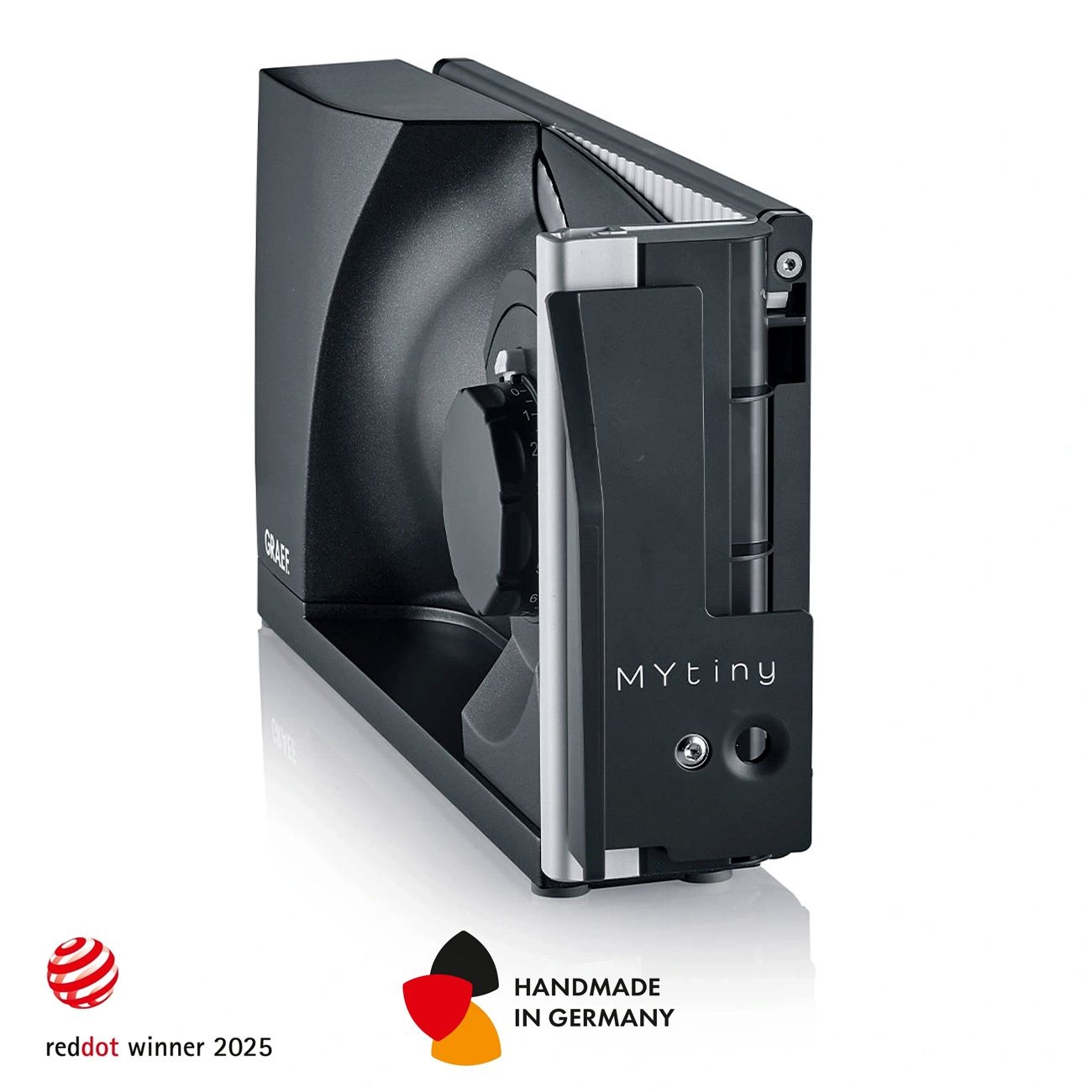 Graef - Foldable slicer Mytiny TWIN | Iron stone grey