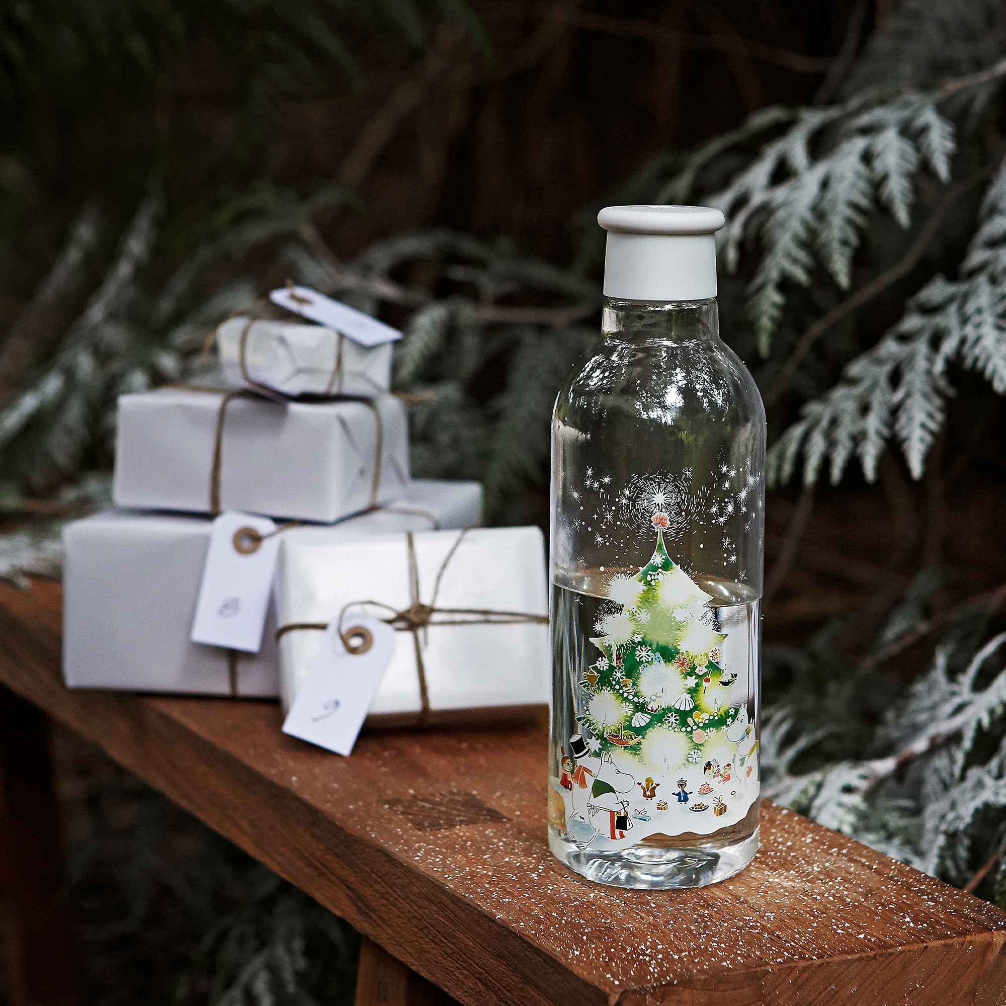 RIG-TIG - Wasserflasche - DRINK-IT - 0,75l - Moomin Christmas Tree