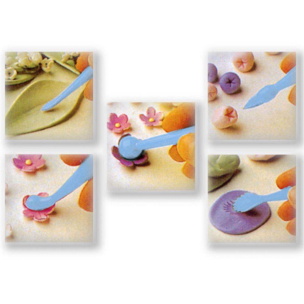 Städter - Modellierwerkzeuge Hellblau - Set, 5-teilig Städter - Modellierwerkzeuge Hellblau - Set, 5-teilig