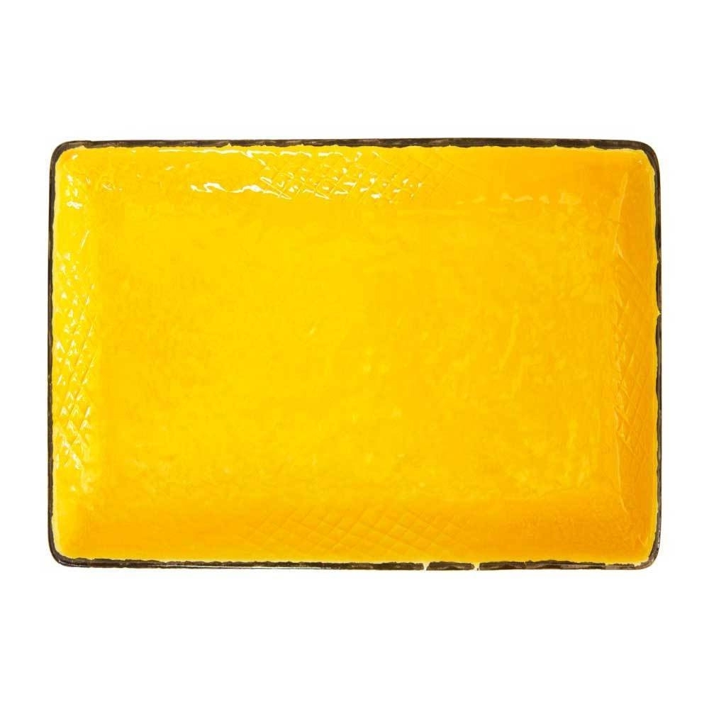 Arcucci - Schale Rechteckig 32 x 26 cm - Giallo-Gelb
