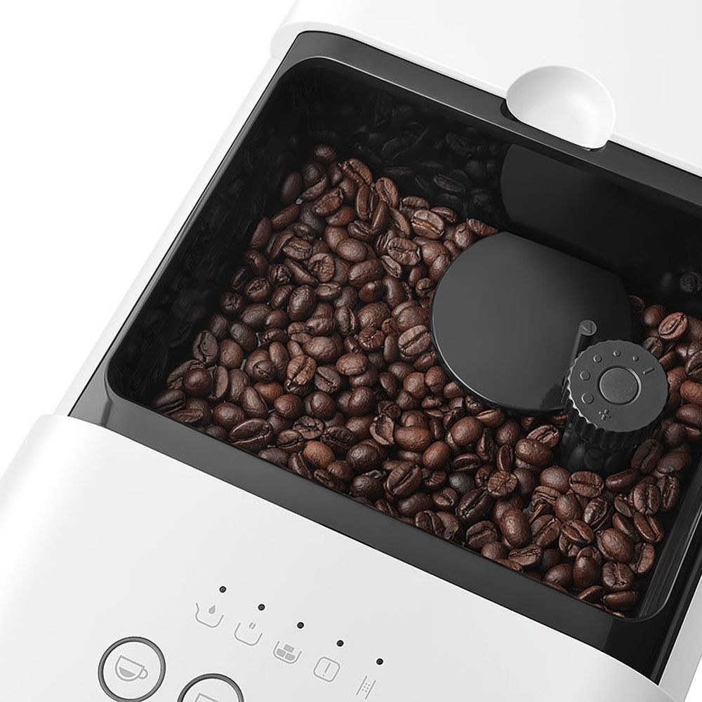 Smeg - Fully automatic coffee machine with steam function - White Smeg - Fully automatic coffee machine with steam function - White