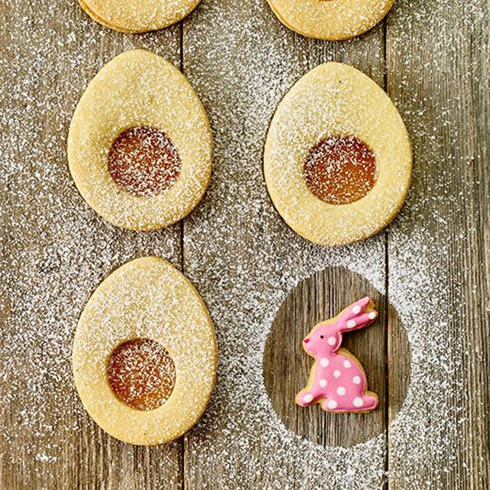 RBV Birkmann - Cookie cutter rabbit, sitting, 5 cm