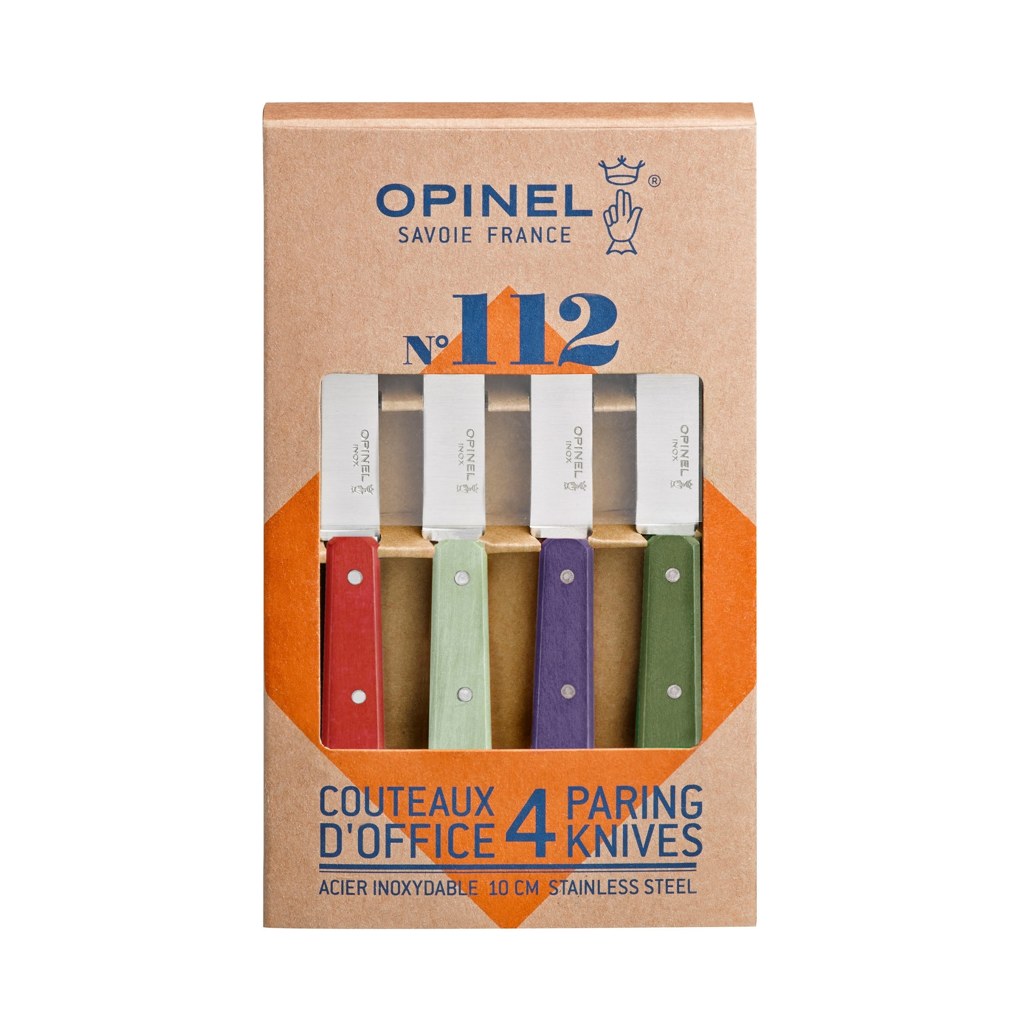 Opinel No 112 PAYSAGE 4-piece vegetable knife set