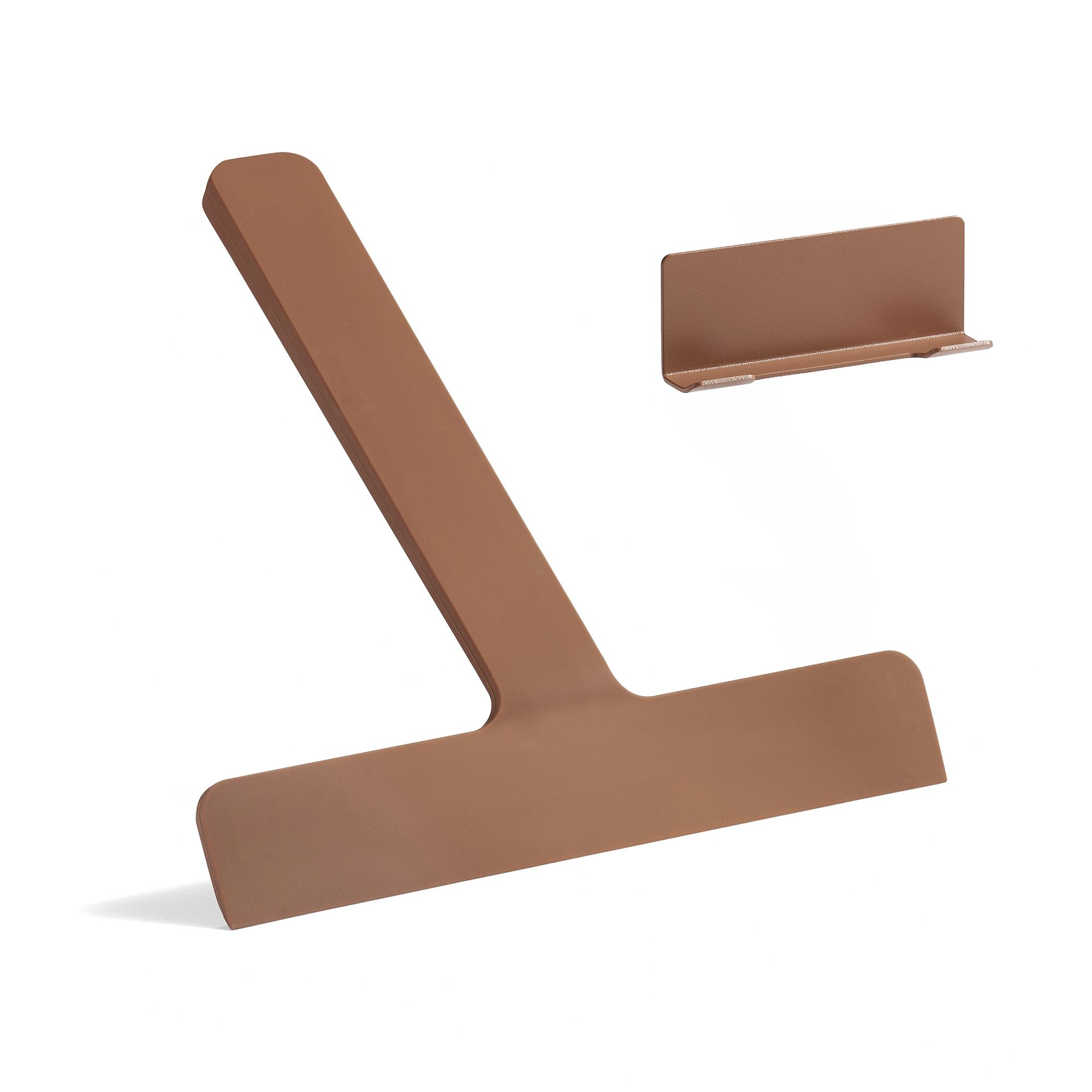 Zone - Uma shower squeegee with holder - Terracotta