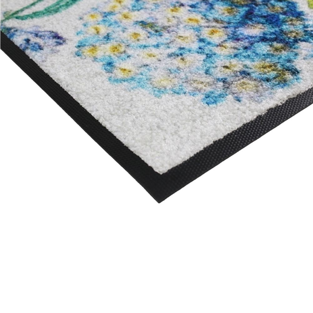 Garnier Thiebaut -  Fußmatte - Hortensias Bleu