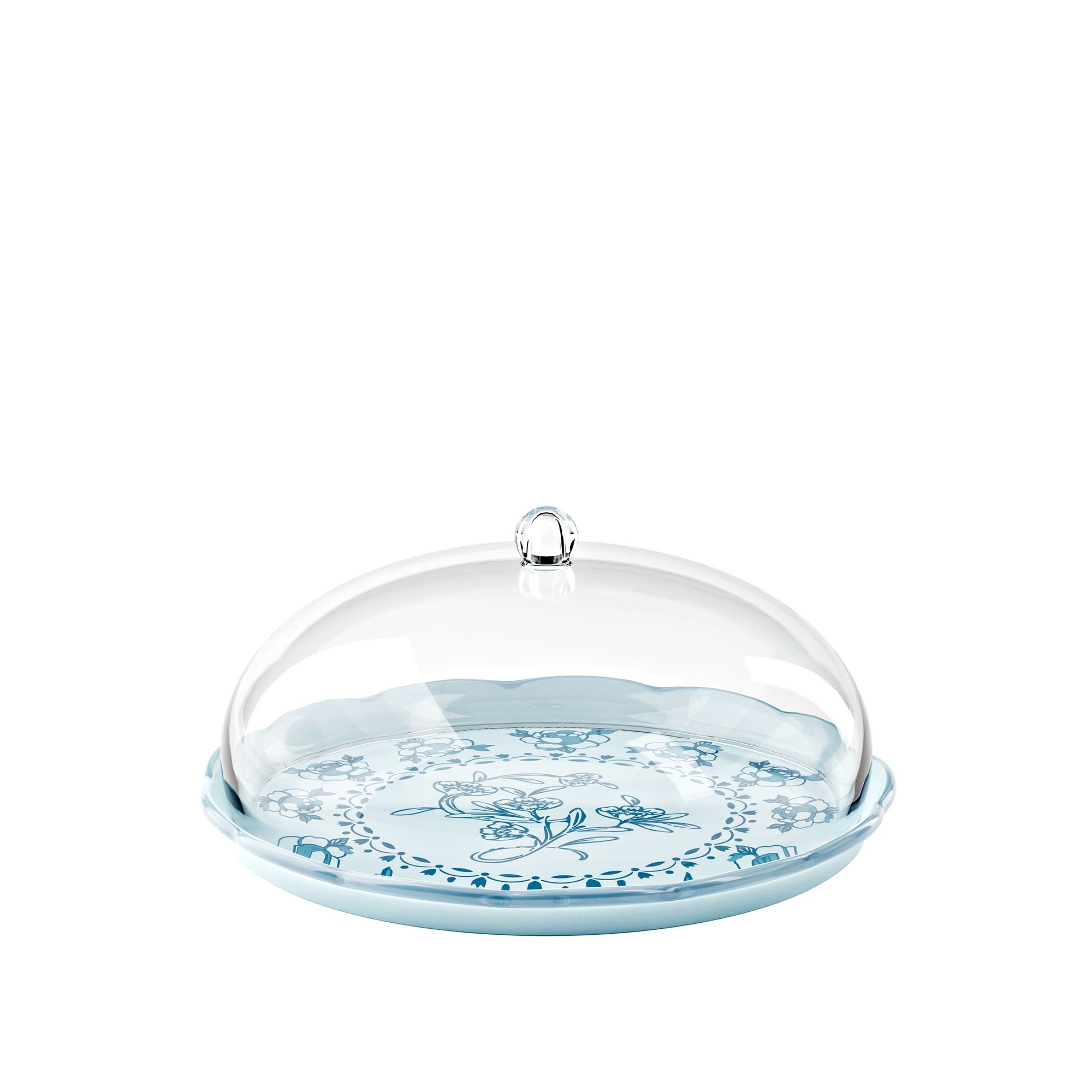 Guzzini - Cake dome 'JOSEPHINE' - Dusty Light Blue