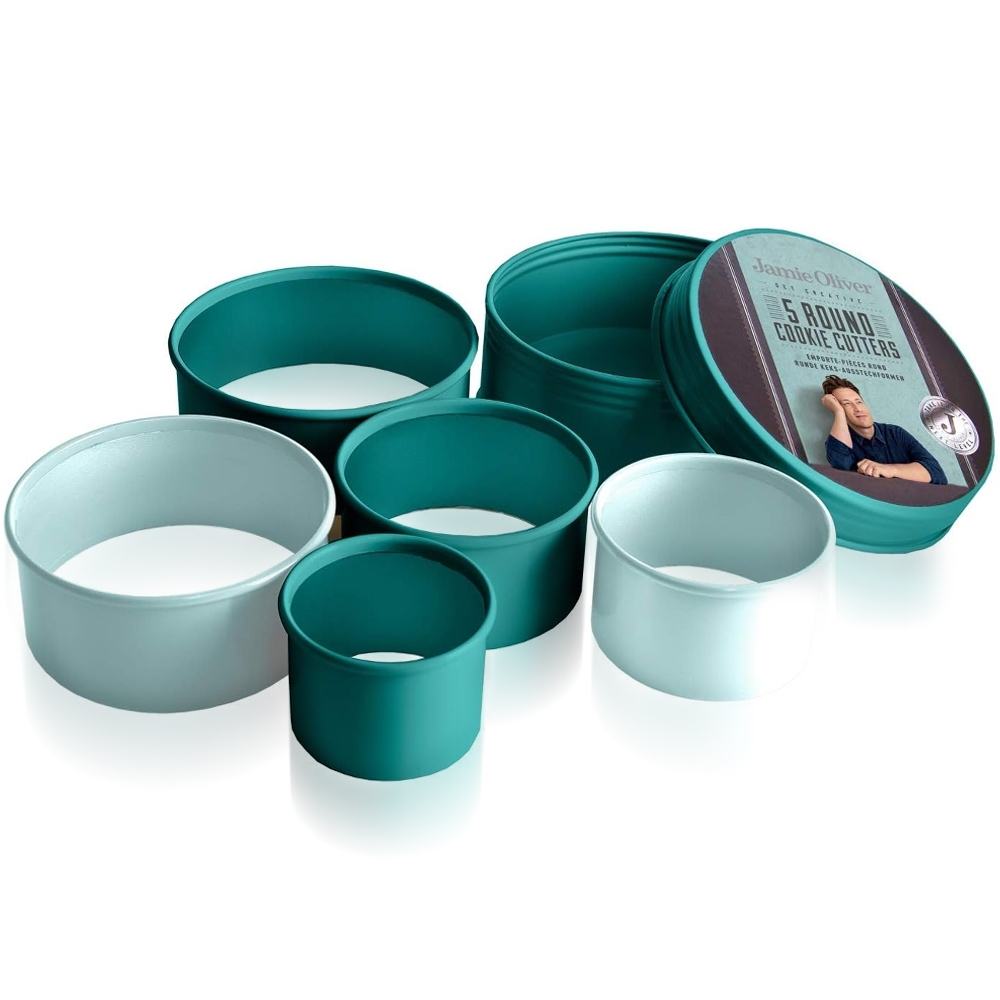 Jamie Oliver - runde Keksausstecher - 5er Set