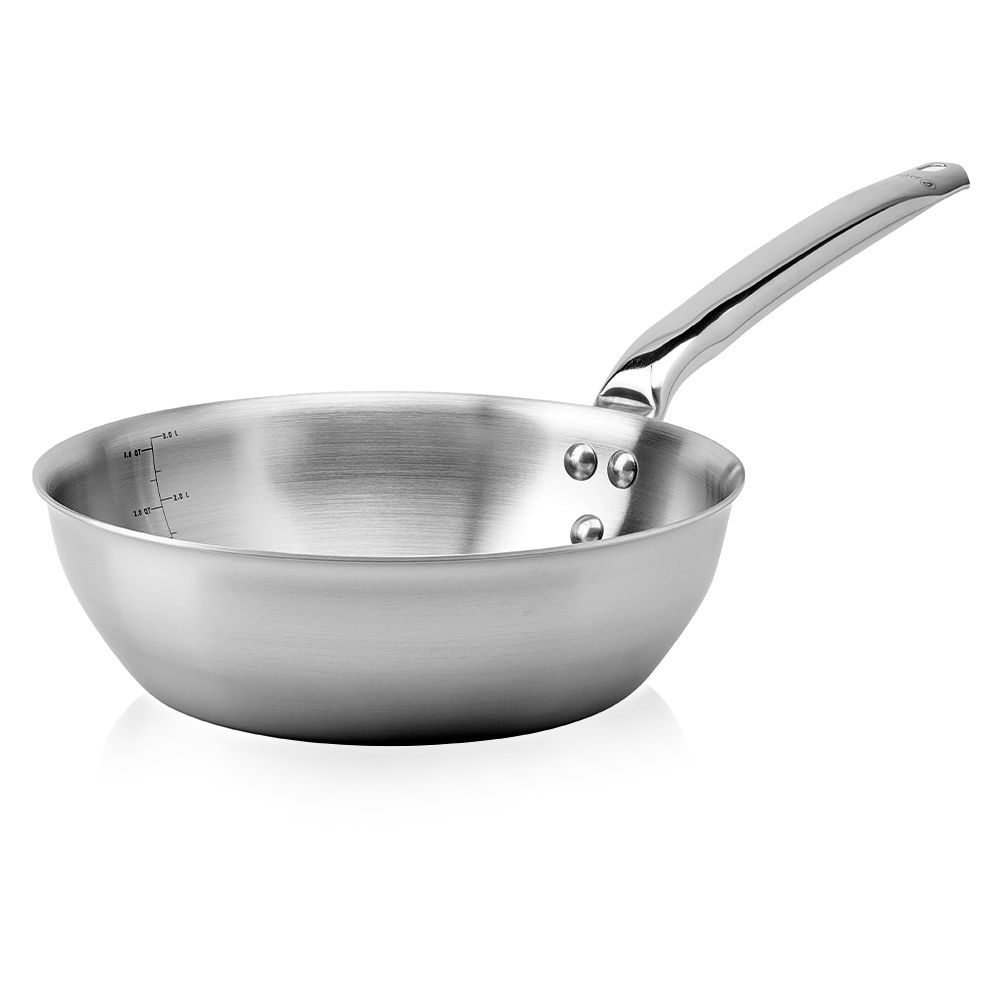 de Buyer - Stainless Steel - Rounded sauté-pan - ALCHIMY de Buyer - Stainless Steel - Rounded sauté-pan - ALCHIMY