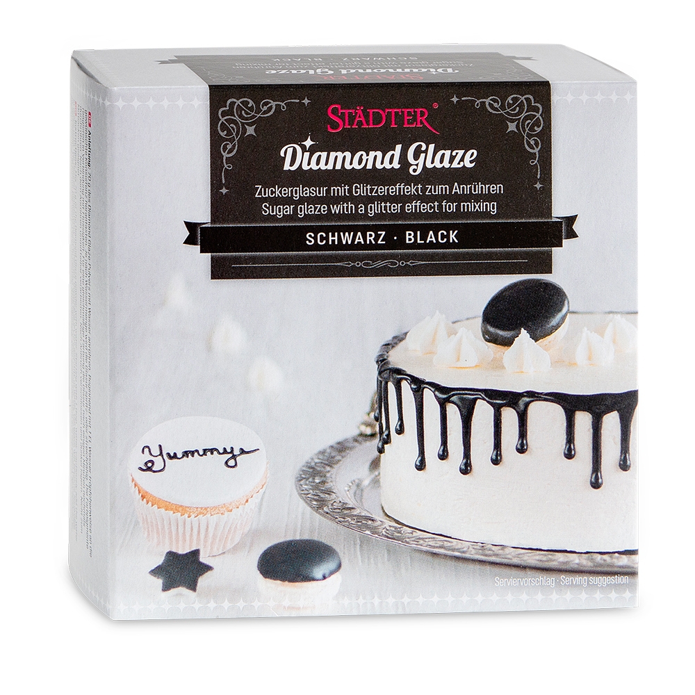 Städter - Baking ingredient Diamond Glaze black 70 g