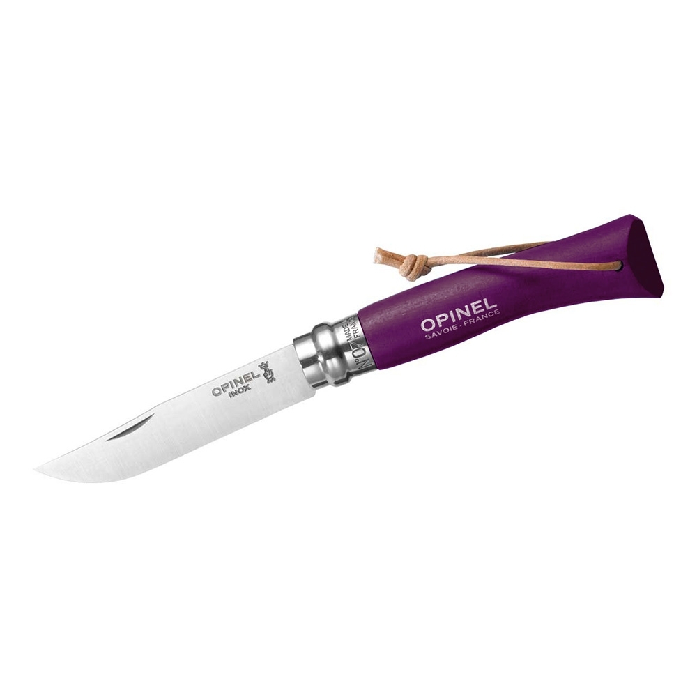 Opinel 001551 Taschenmesser – Klassisches Französisches Klappmesser, Buchenholzgriff & Kohlenstoffstahlklinge