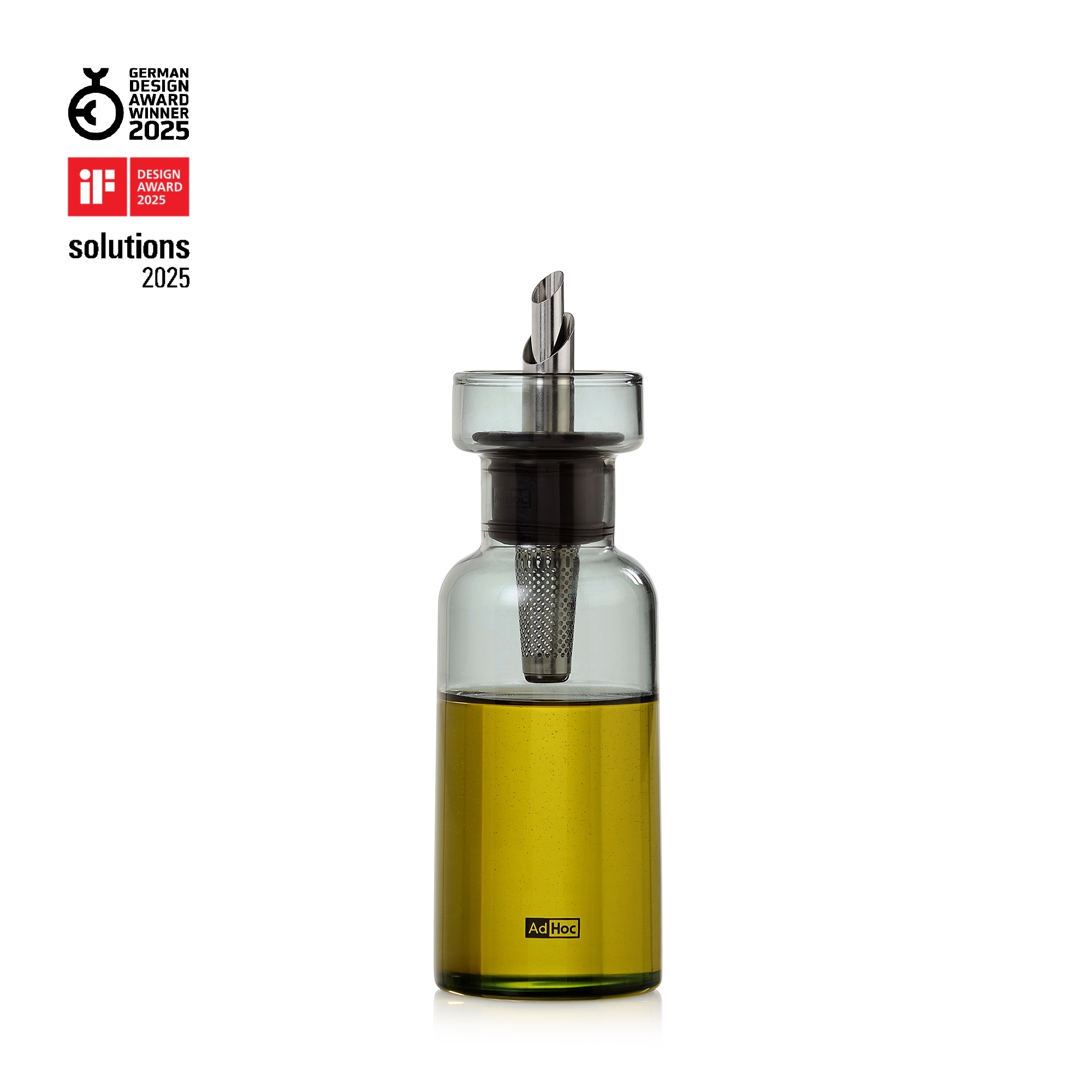 AdHoc - AromaPour Oil/Vinegar Dispenser - 120 ml | Grey