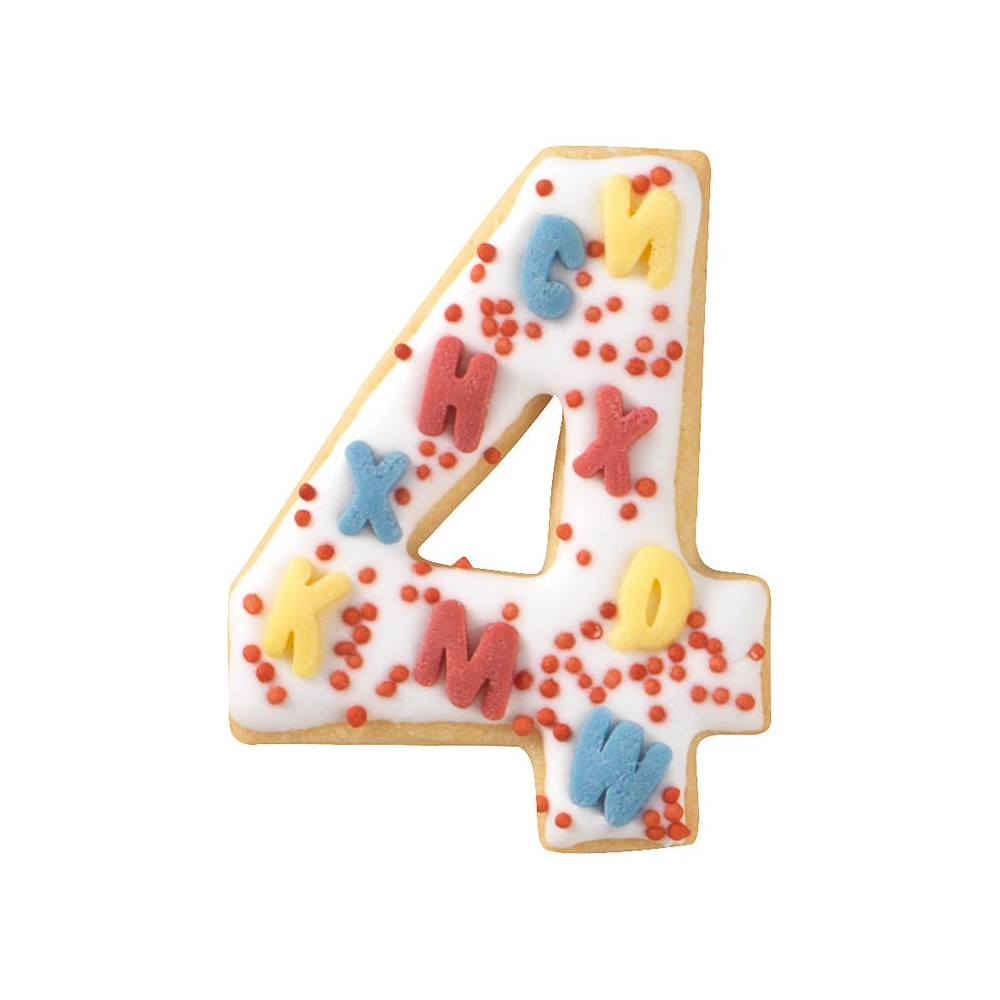 Birkmann - Ausstechform Zahl - "4" cm