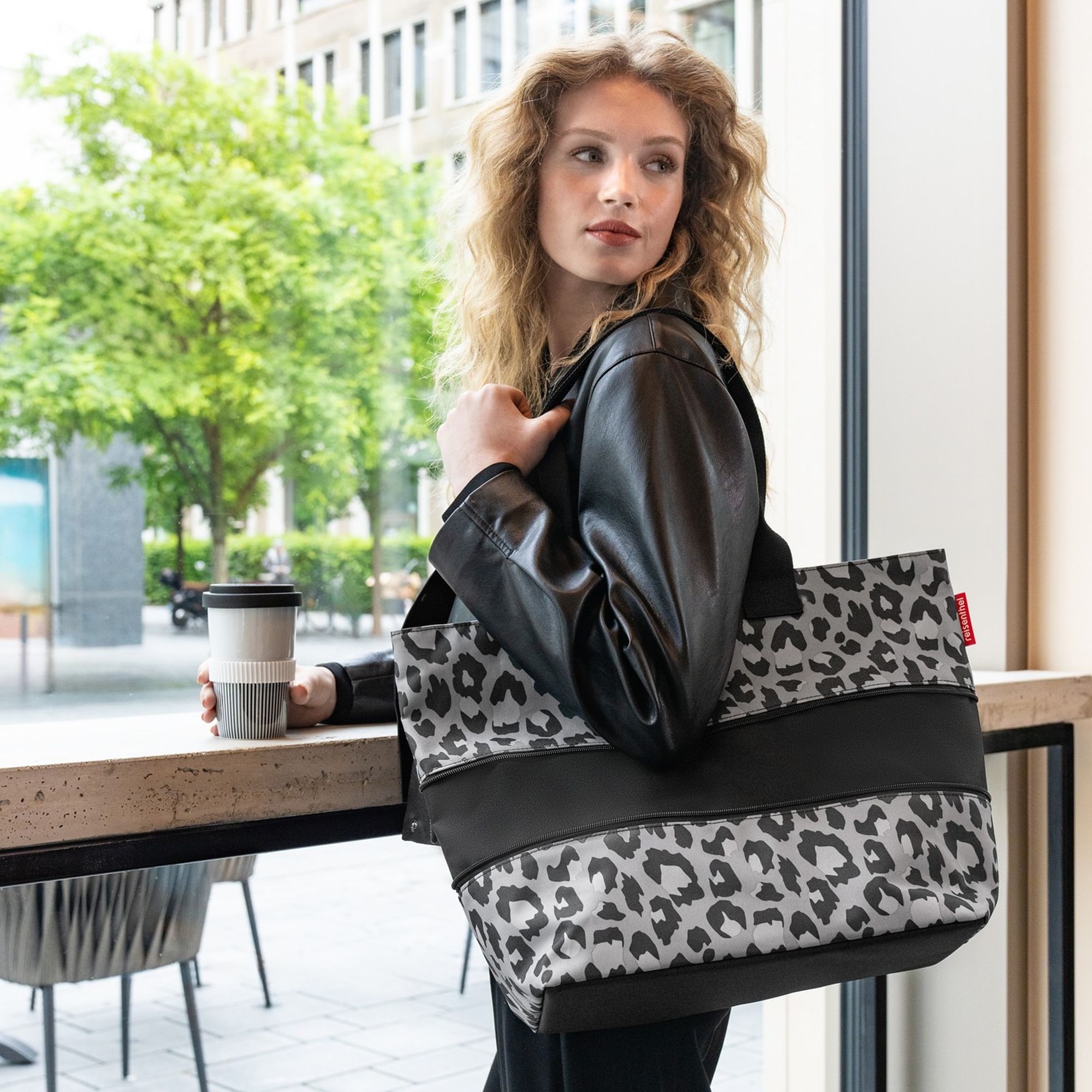 reisenthel - shopper e1 - leo nero