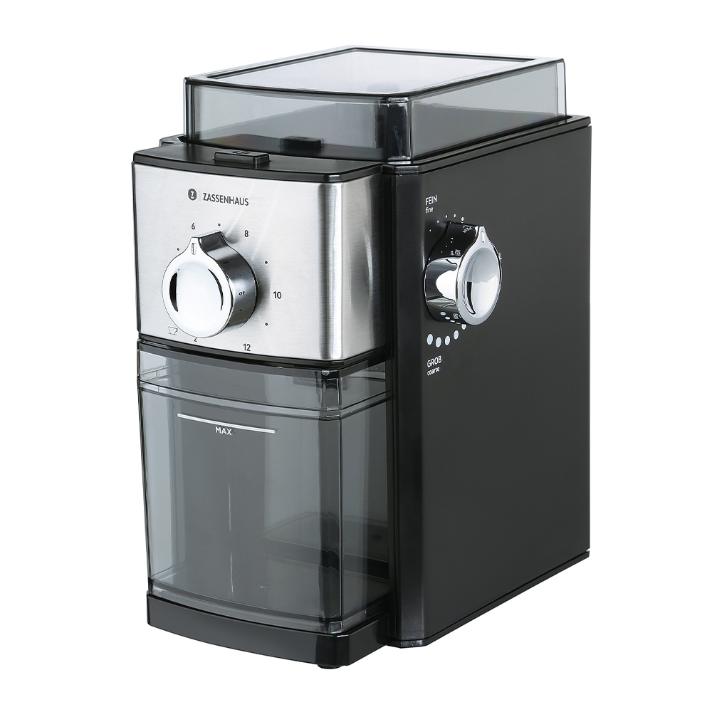 Zassenhaus - Electric coffee grinder Kingston Steel Zassenhaus - Electric coffee grinder Kingston Steel